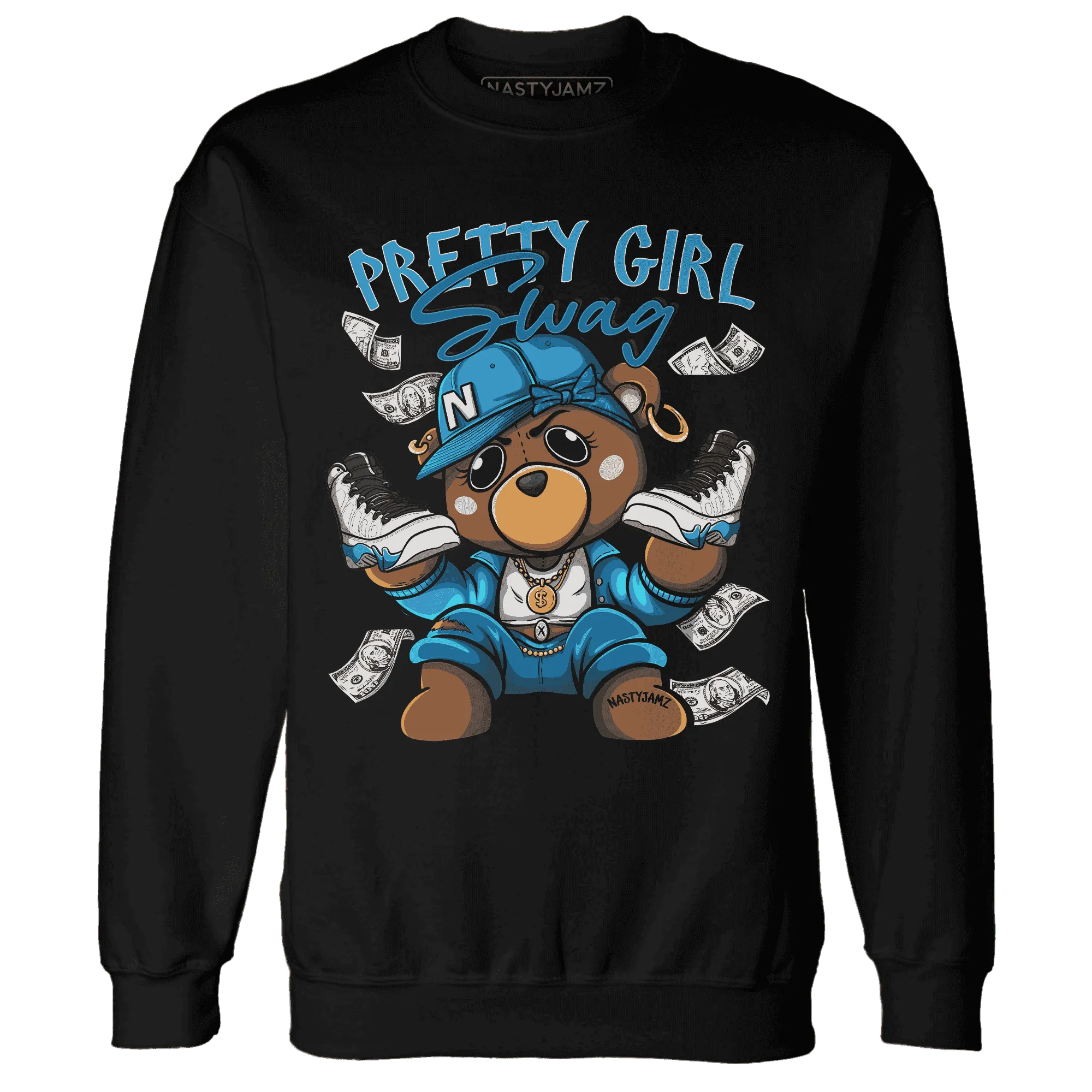 Powder-Blue-9s-Sweatshirt-Match-Pretty-BERNIE