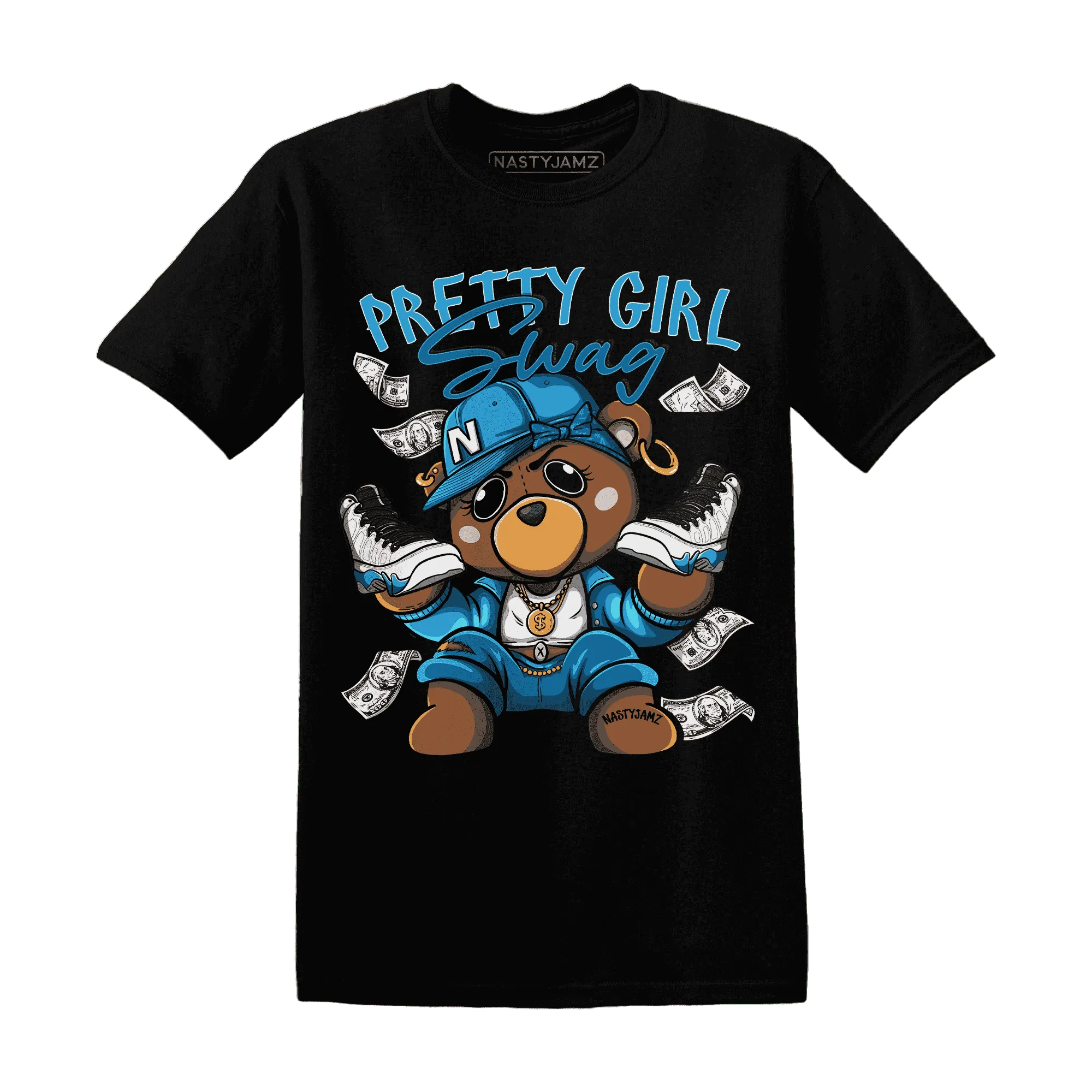 Powder-Blue-9s-T-Shirt-Match-Pretty-BERNIE