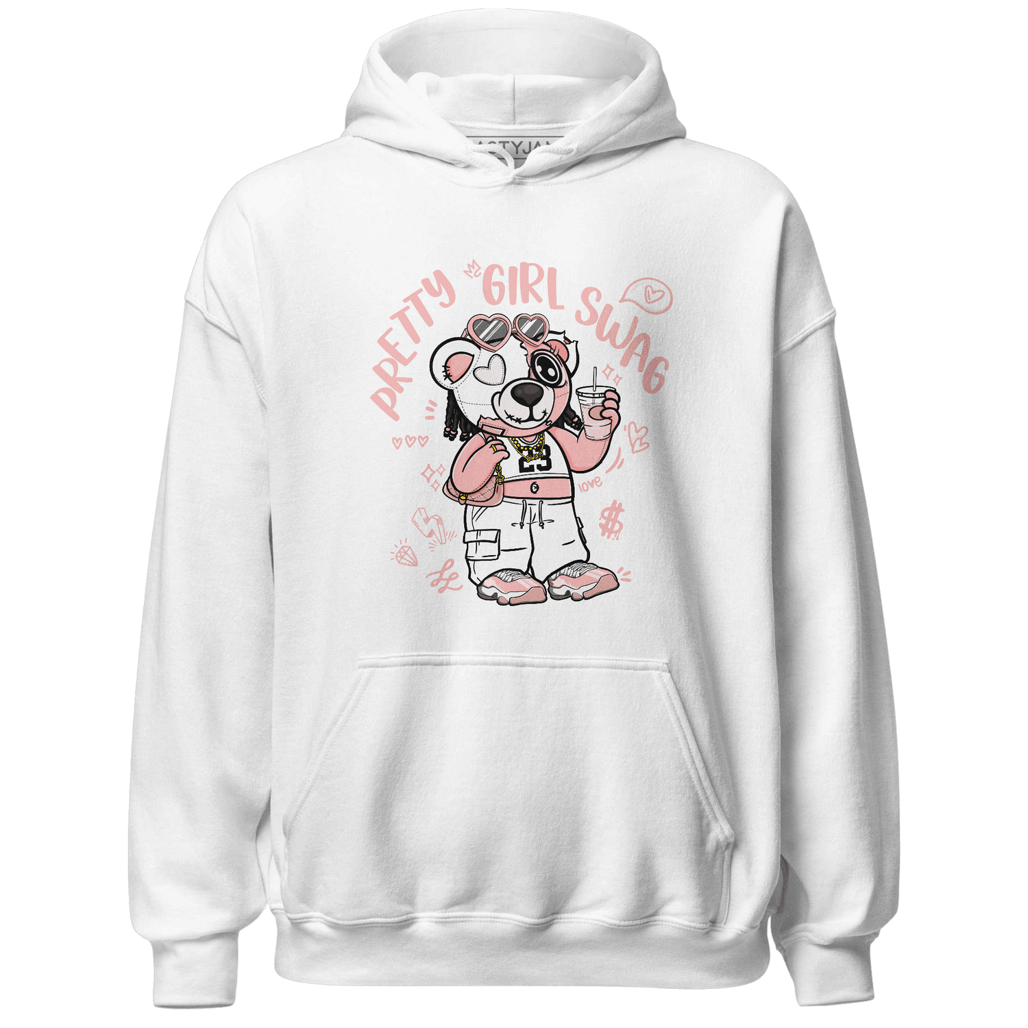Low Legend Pink 11s Hoodie Match Pretty Girl Swag BER - NastyJamz