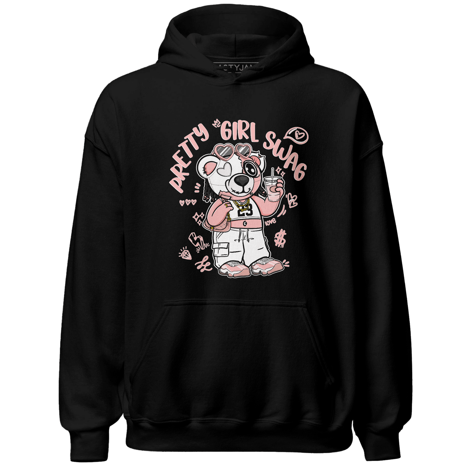 Low Legend Pink 11s Hoodie Match Pretty Girl Swag BER - NastyJamz