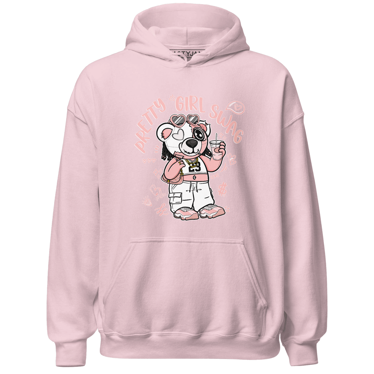 Low Legend Pink 11s Hoodie Match Pretty Girl Swag BER - NastyJamz