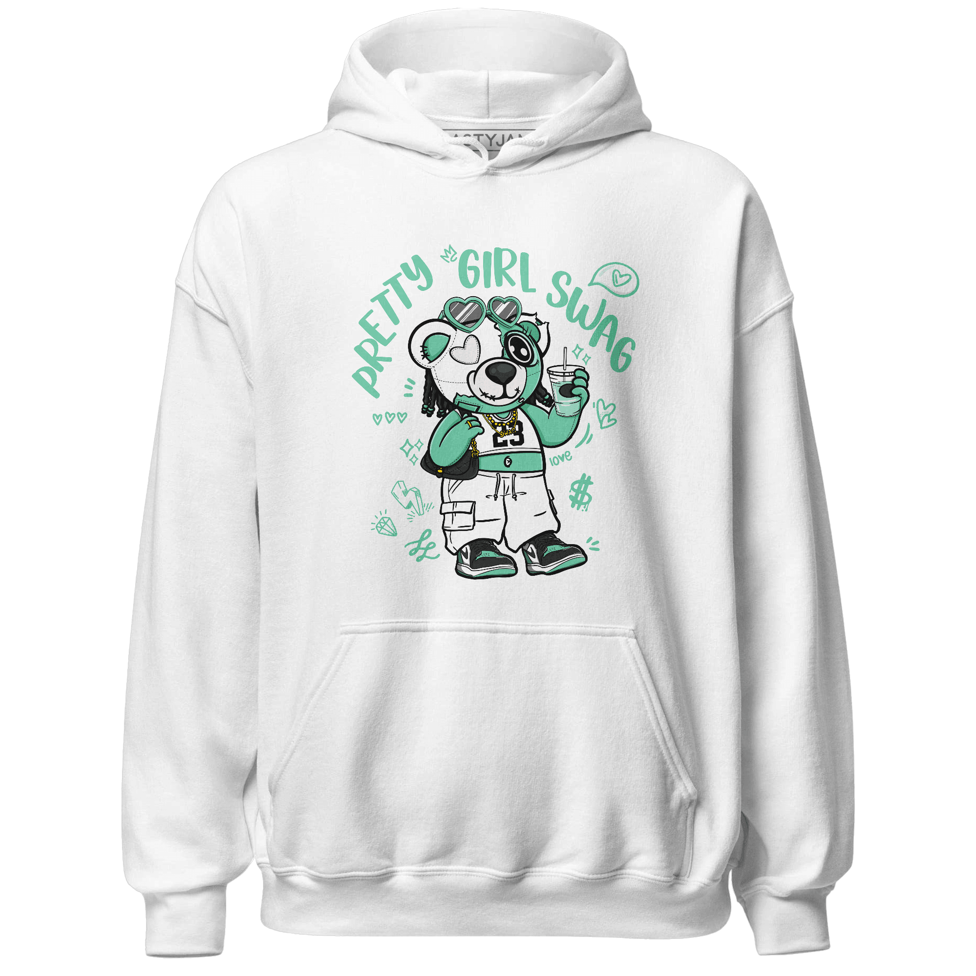 High OG Green Glow 1s Hoodie Match Pretty Girl Swag BER - NastyJamz