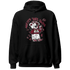 High White Team Red 1s Hoodie Match Pretty Girl Swag BER - NastyJamz
