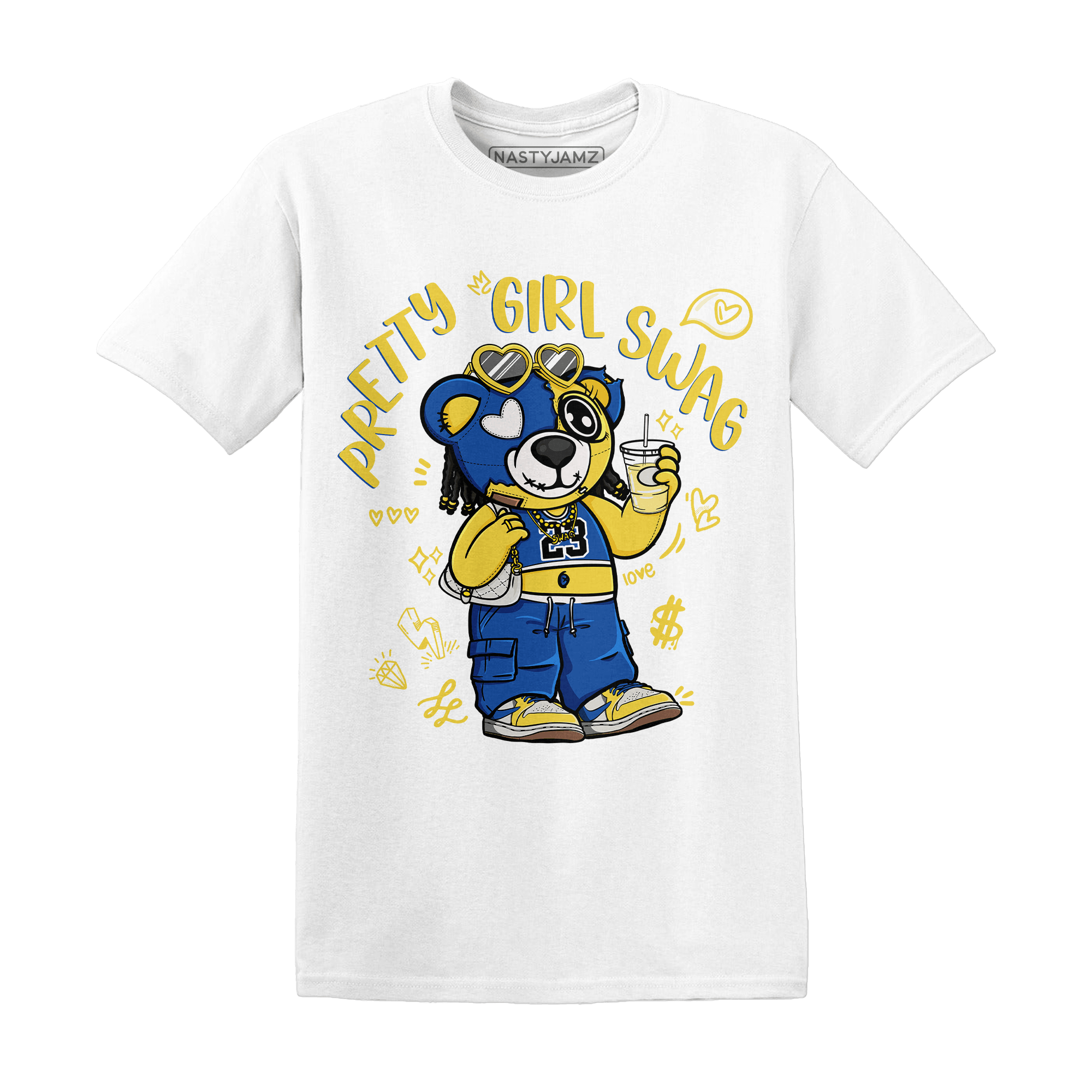 Low OG Canary TVSC 1s T Shirt Match Pretty Girl Swag BER - NastyJamz