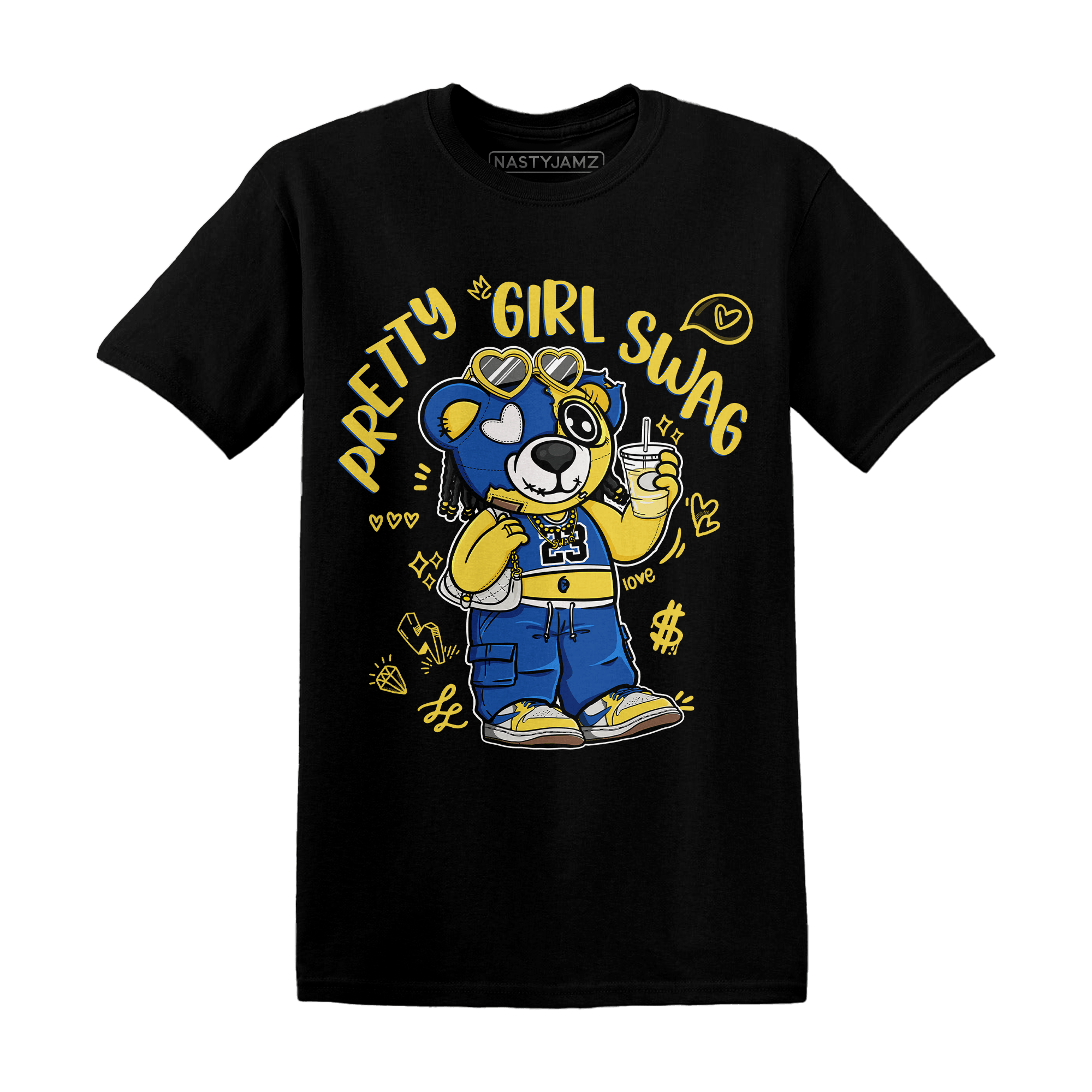 Low OG Canary TVSC 1s T Shirt Match Pretty Girl Swag BER - NastyJamz