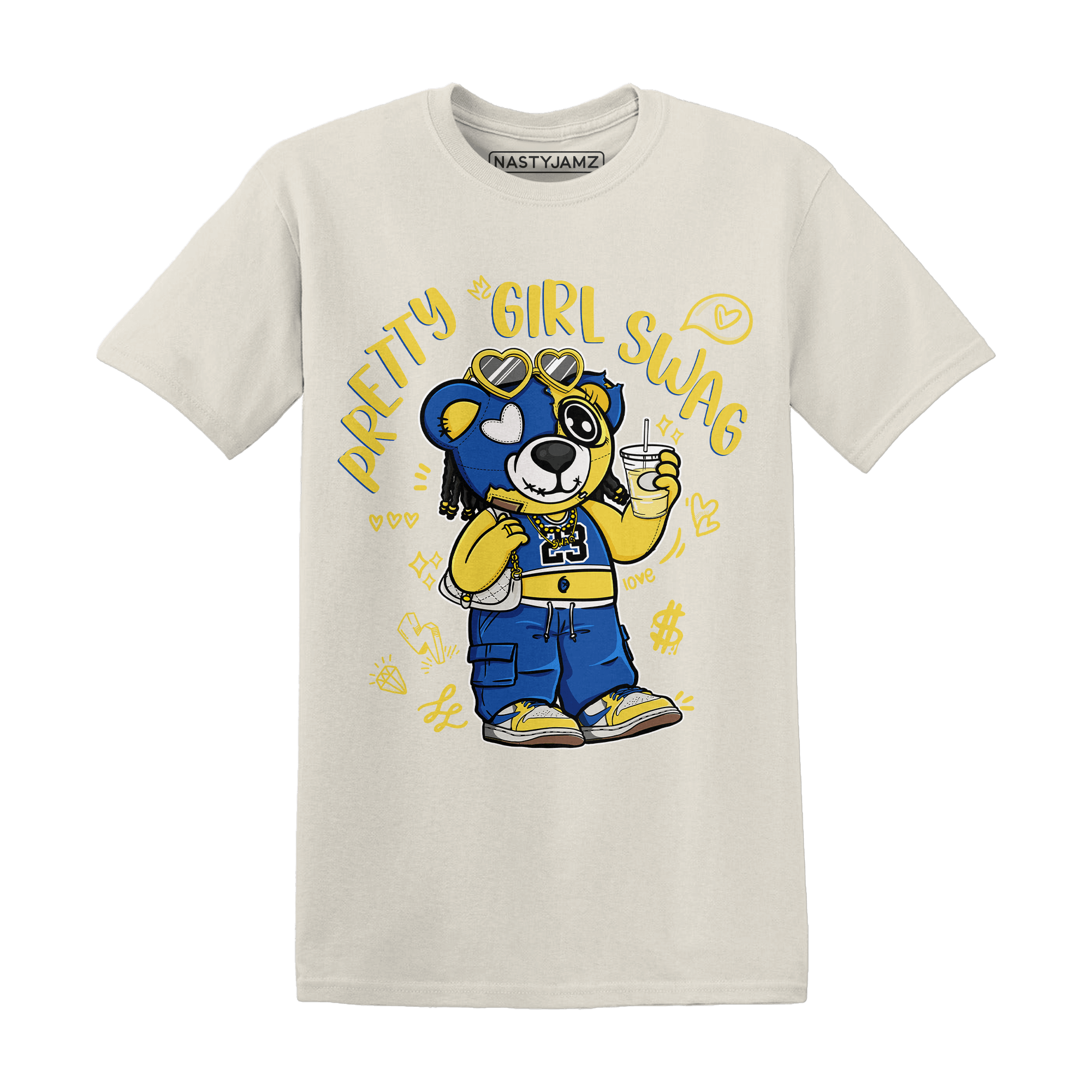 Low OG Canary TVSC 1s T Shirt Match Pretty Girl Swag BER - NastyJamz