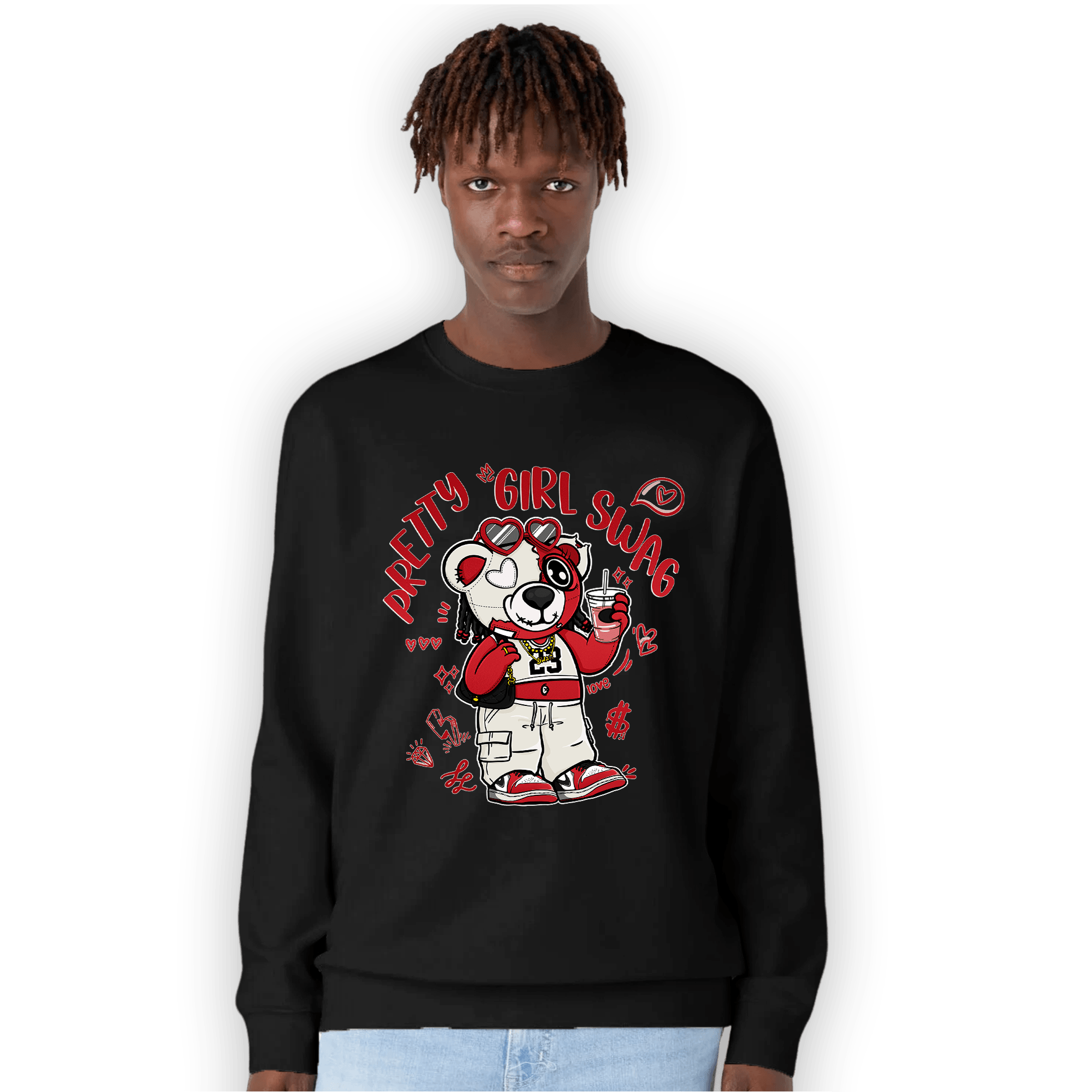 Low OG Trophy Room 1s Sweatshirt Match Pretty Girl Swag BER - NastyJamz
