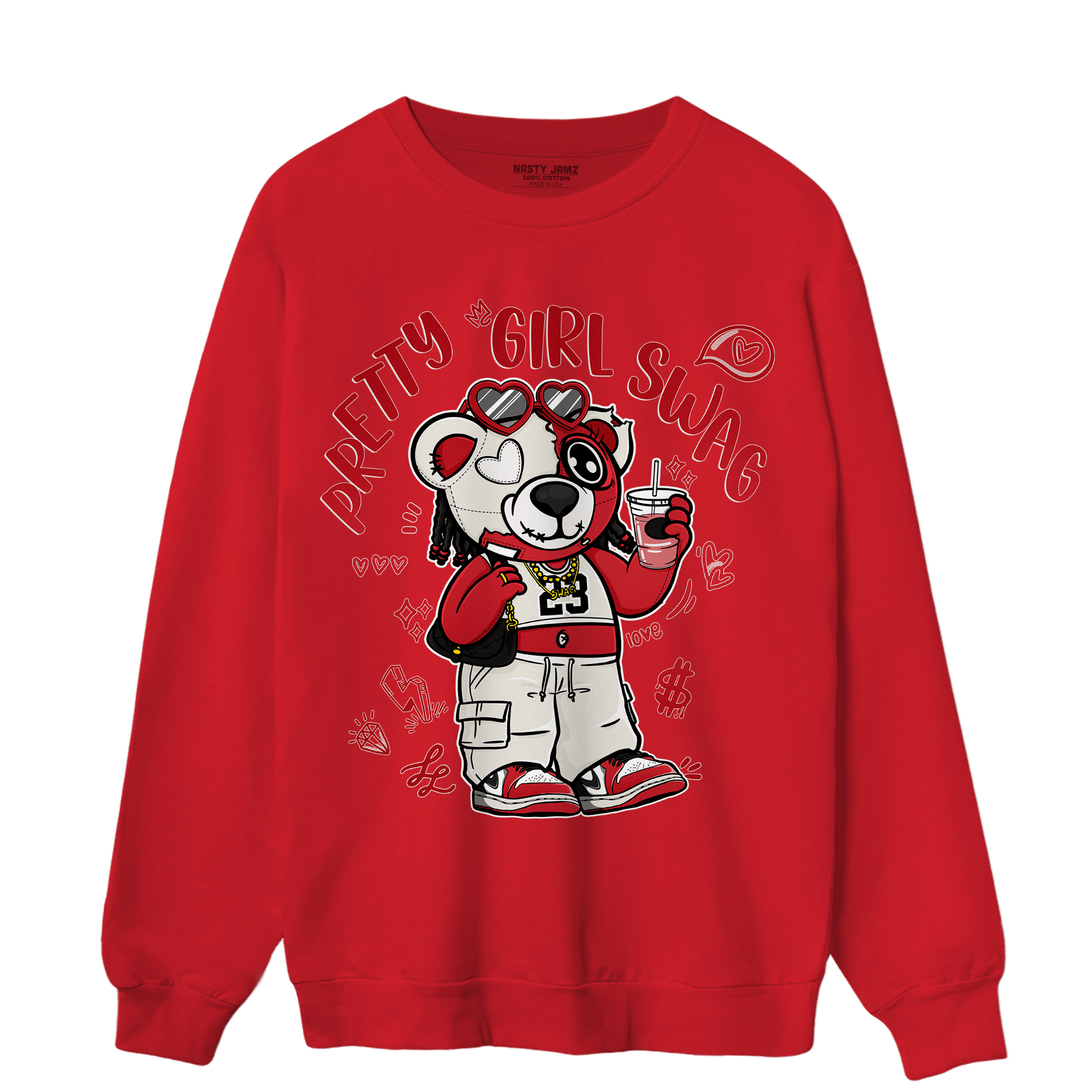 Low OG Trophy Room 1s Sweatshirt Match Pretty Girl Swag BER - NastyJamz