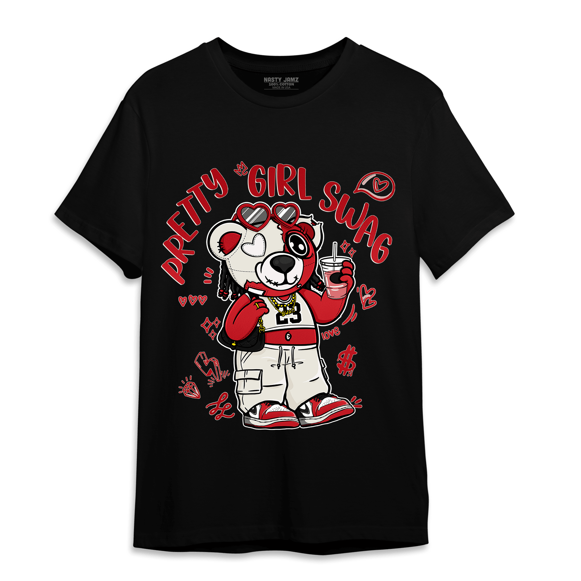 Low OG Trophy Room 1s T Shirt Match Pretty Girl Swag BER - NastyJamz