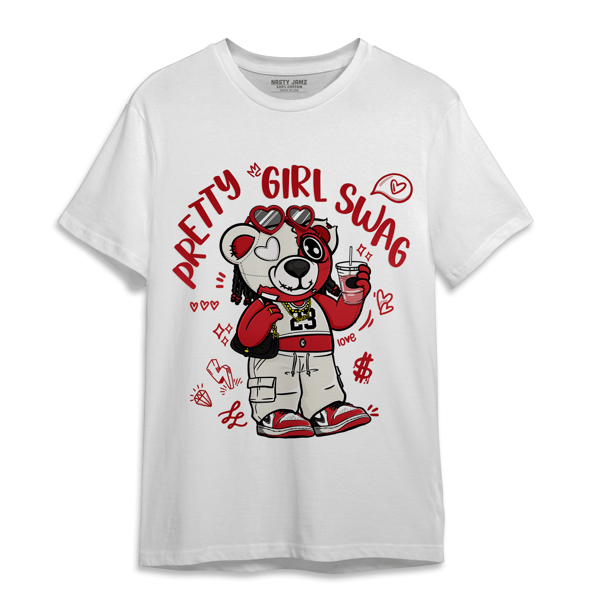 Low OG Trophy Room 1s T Shirt Match Pretty Girl Swag BER - NastyJamz