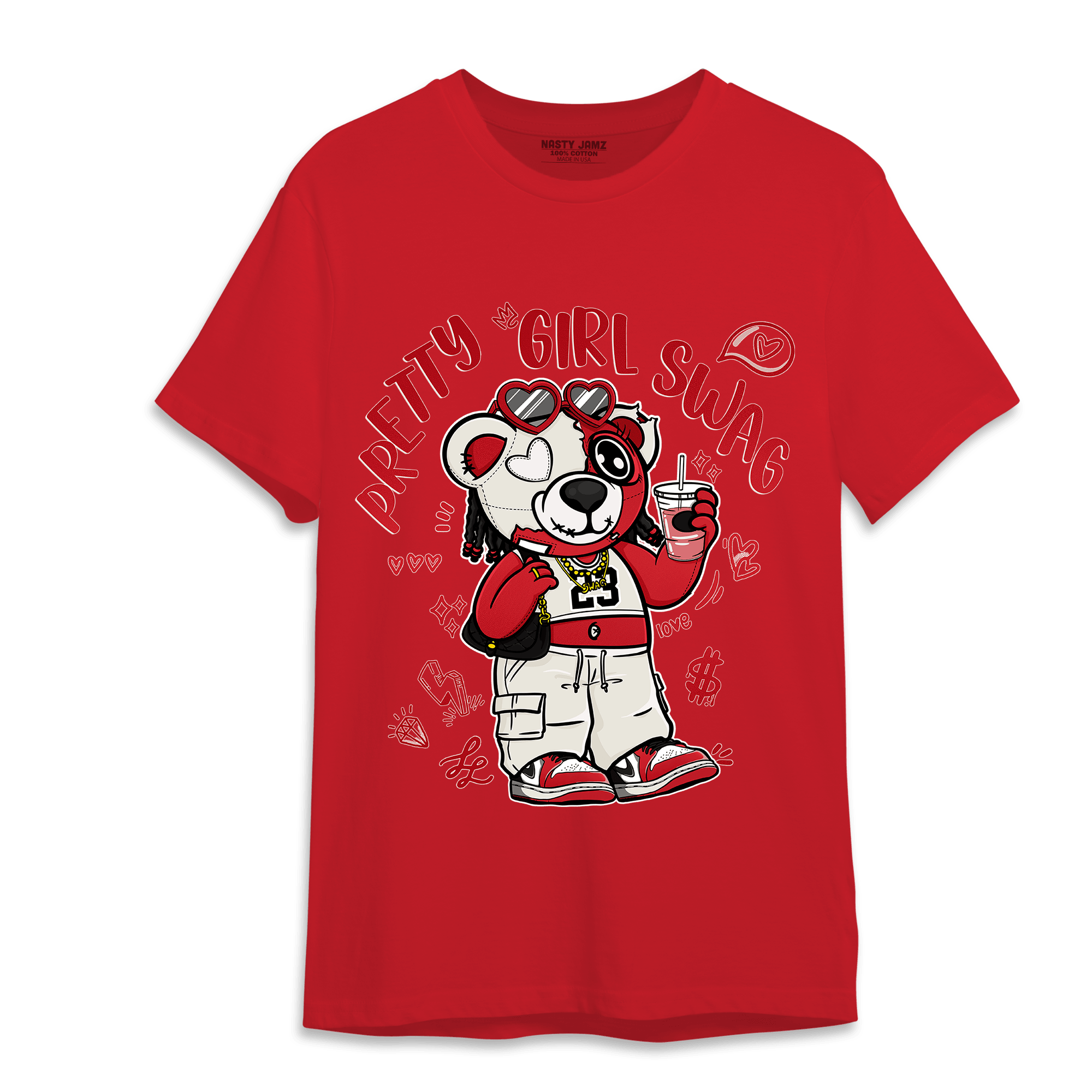 Low OG Trophy Room 1s T Shirt Match Pretty Girl Swag BER - NastyJamz