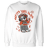 Georgia Peach 3s Sweatshirt Match Pretty Girl Swag BER - NastyJamz