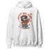 Georgia Peach 3s Hoodie Match Pretty Girl Swag BER - NastyJamz