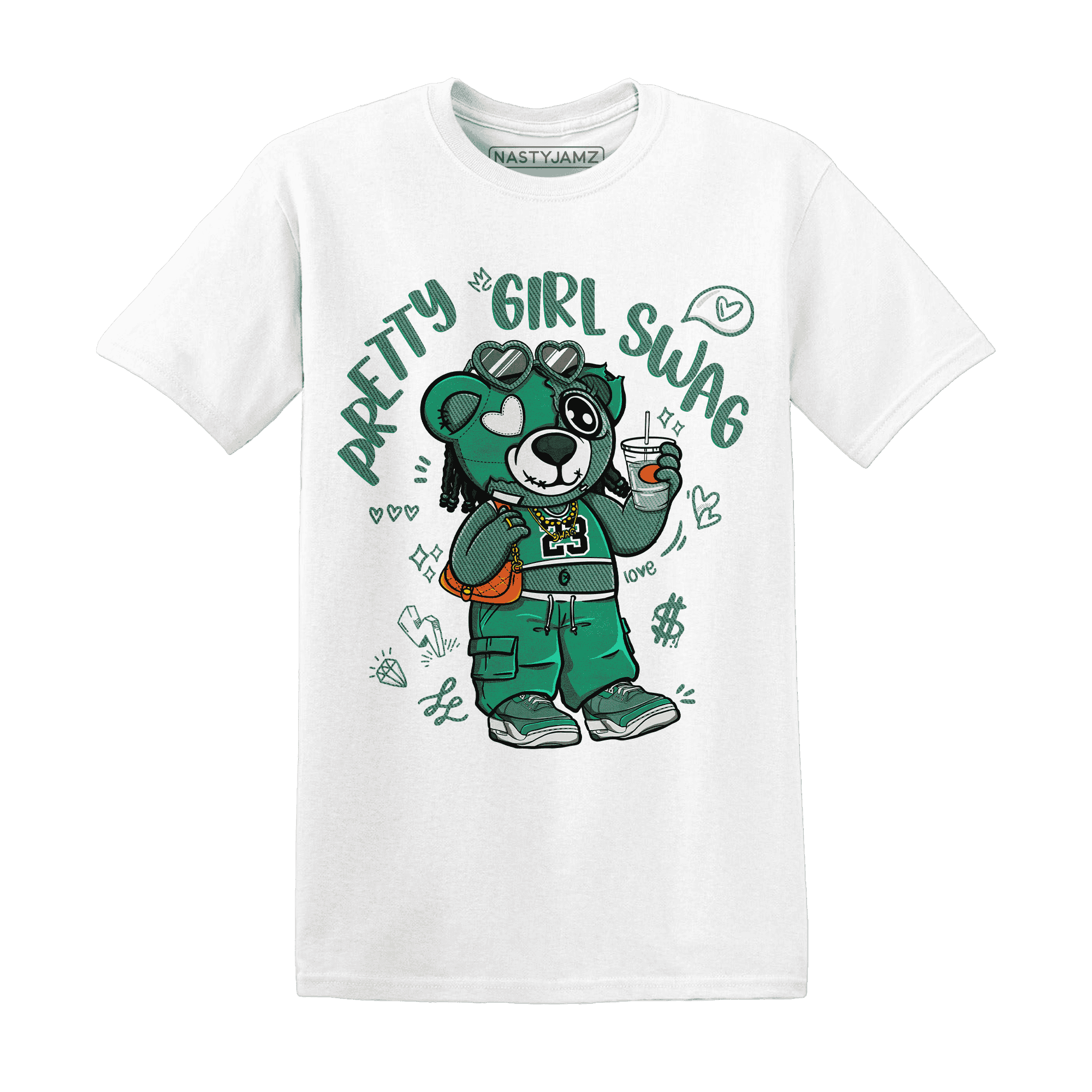 Nina CN Abney 3s T Shirt Match Pretty Girl Swag BER - NastyJamz