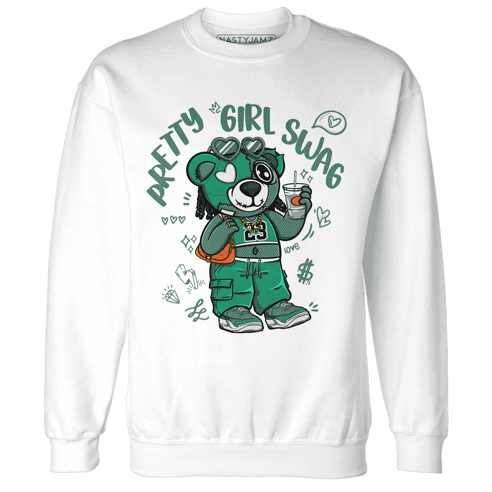 Nina CN Abney 3s Sweatshirt Match Pretty Girl Swag BER - NastyJamz