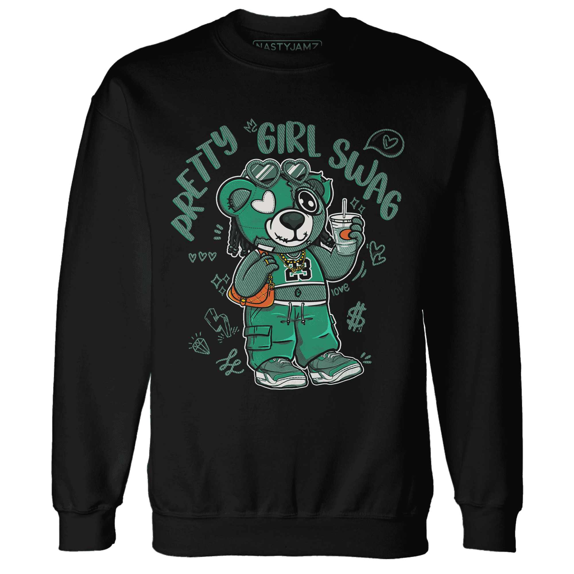 Nina CN Abney 3s Sweatshirt Match Pretty Girl Swag BER - NastyJamz