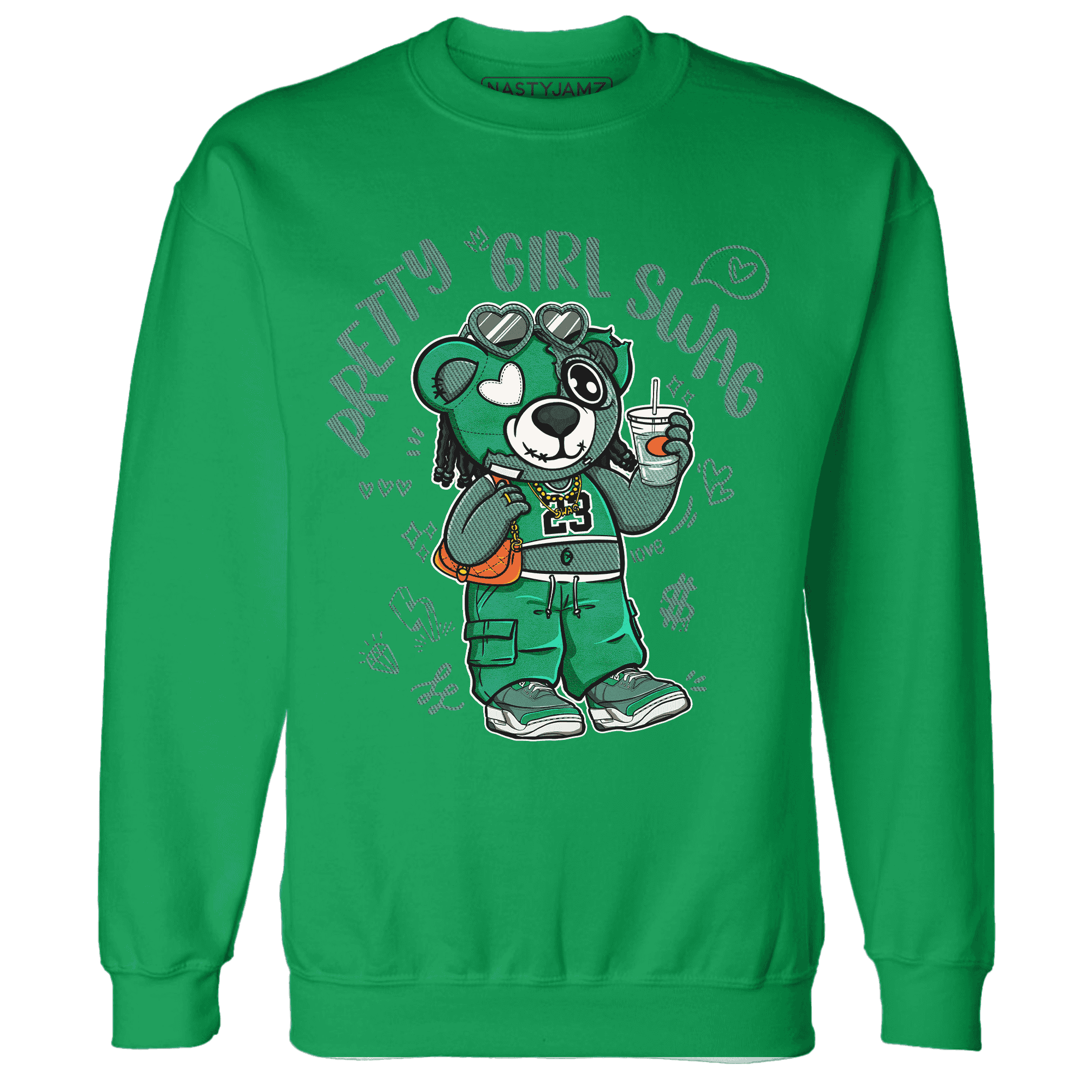 Nina CN Abney 3s Sweatshirt Match Pretty Girl Swag BER - NastyJamz