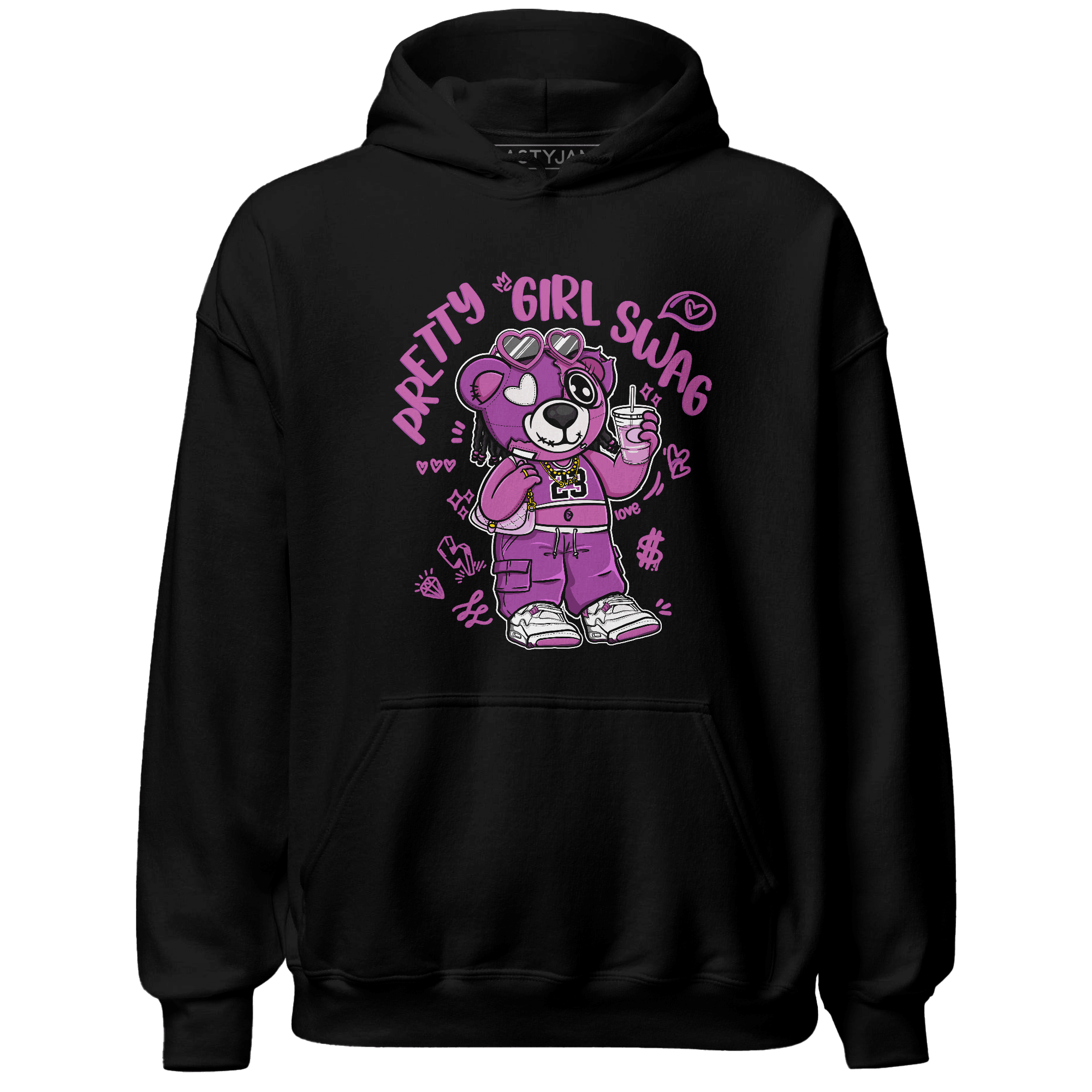 GS Hyper Violet 4s Hoodie Match Pretty Girl Swag BER - NastyJamz