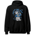 Industrial Blue 4s Hoodie Match Pretty Girl Swag BER - NastyJamz