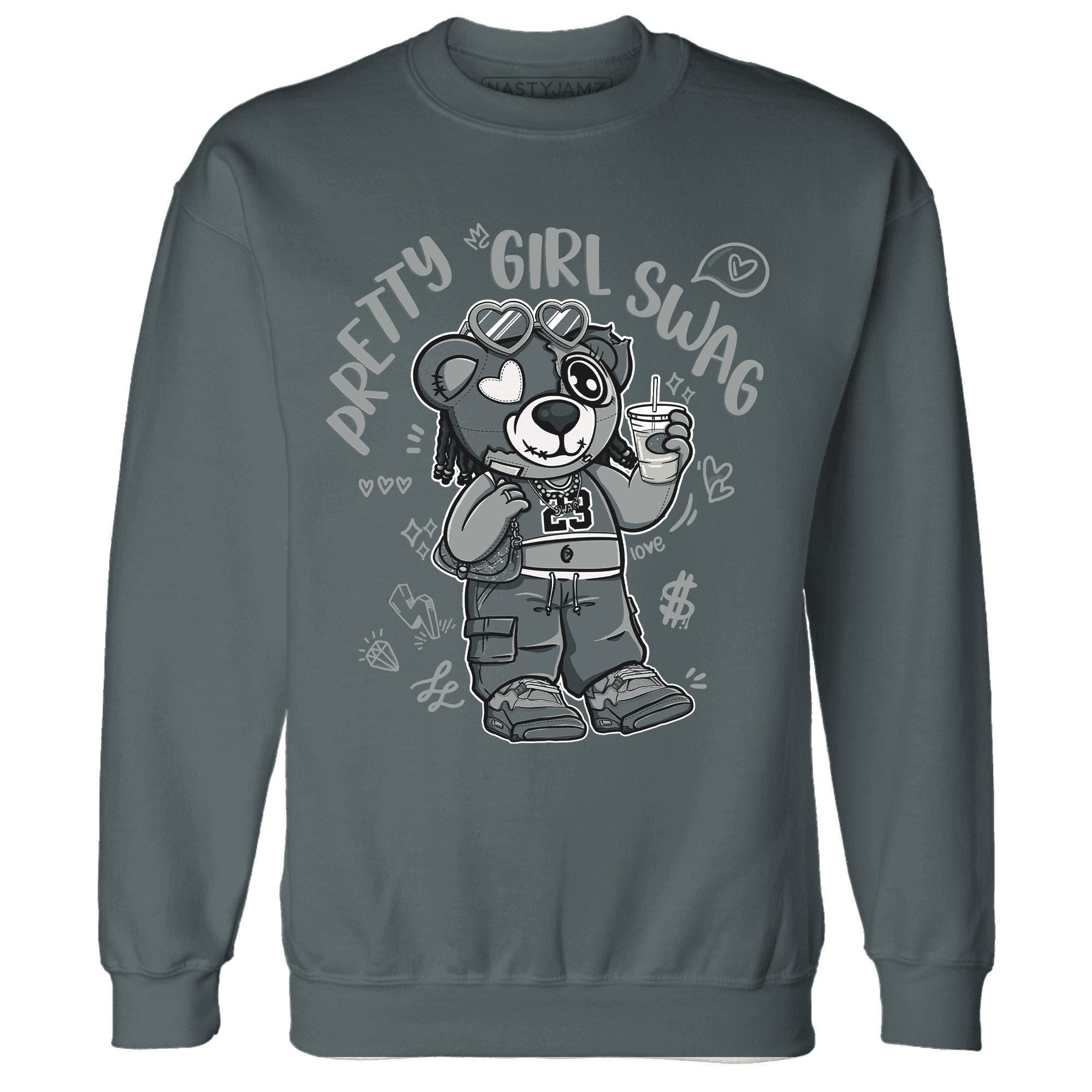 Paris Olympicsss 4s Sweatshirt Match Pretty Girl Swag BER - NastyJamz