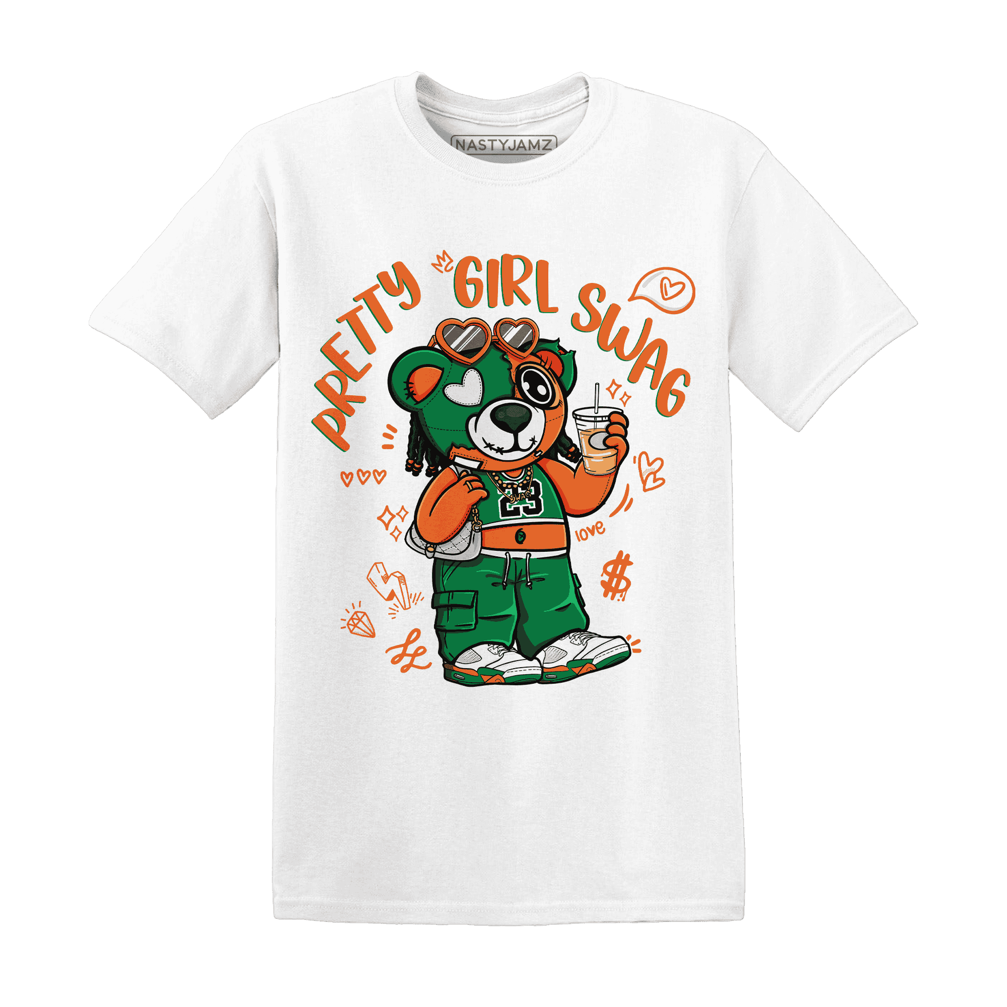 MAM Hurricanes 5s T Shirt Match Pretty Girl Swag BER - NastyJamz