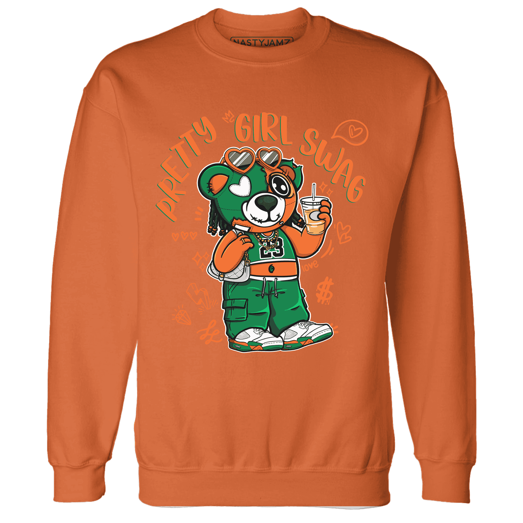 MAM Hurricanes 5s Sweatshirt Match Pretty Girl Swag BER - NastyJamz