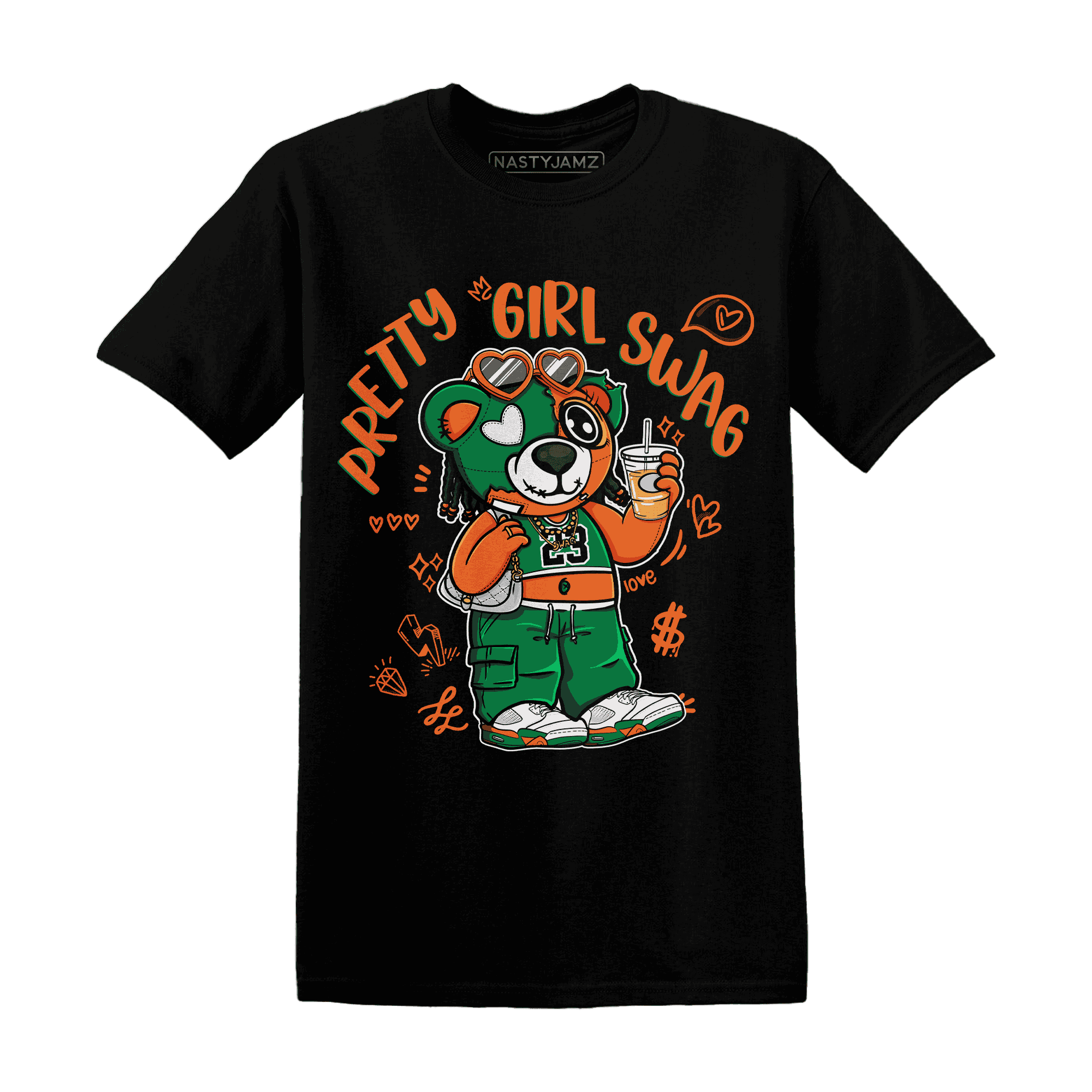 MAM Hurricanes 5s T Shirt Match Pretty Girl Swag BER - NastyJamz