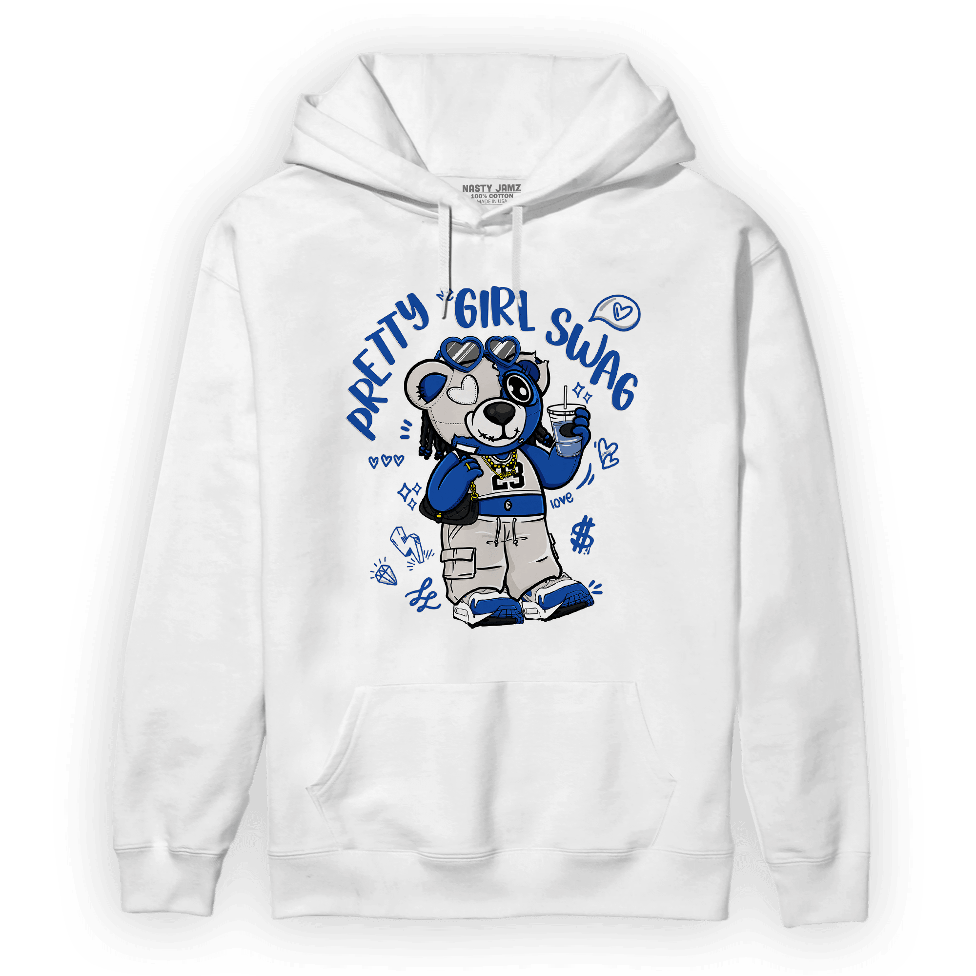Air Max 1 86 Royal Hoodie Match Pretty Girl Swag BER - NastyJamz