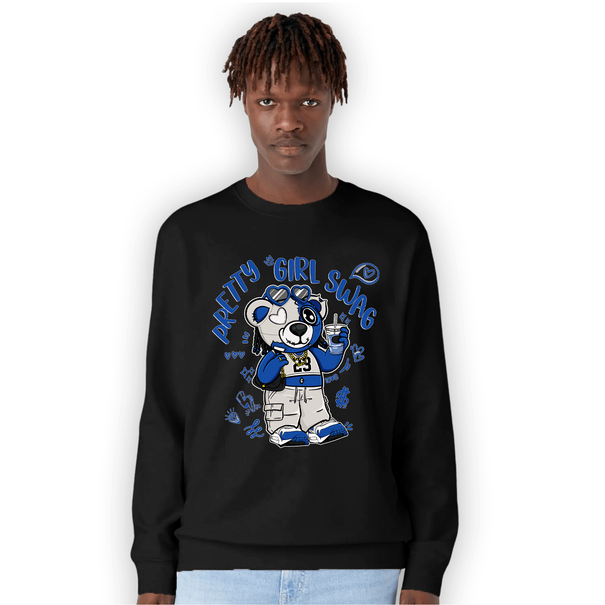 Air Max 1 86 Royal Sweatshirt Match Pretty Girl Swag BER - NastyJamz