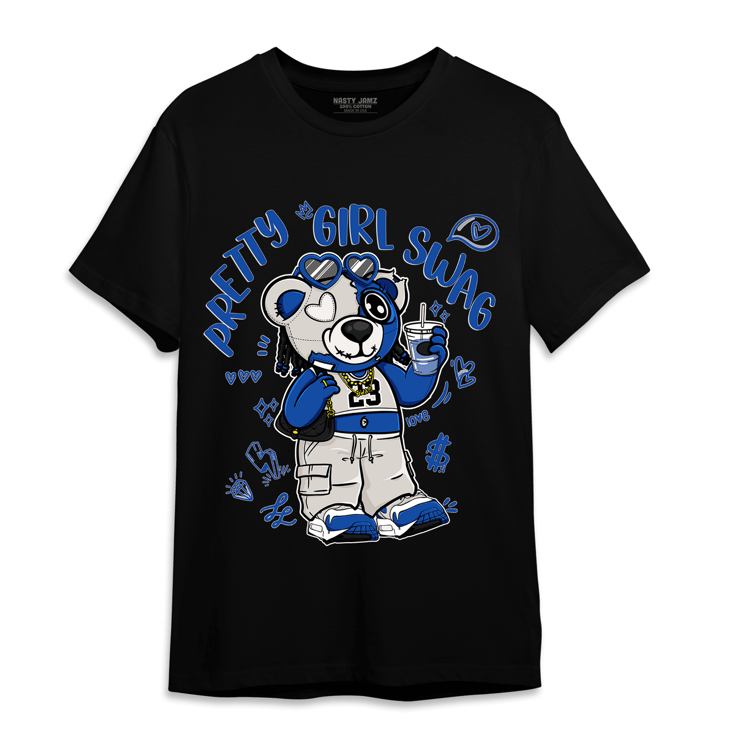 Air Max 1 86 Royal T Shirt Match Pretty Girl Swag BER - NastyJamz