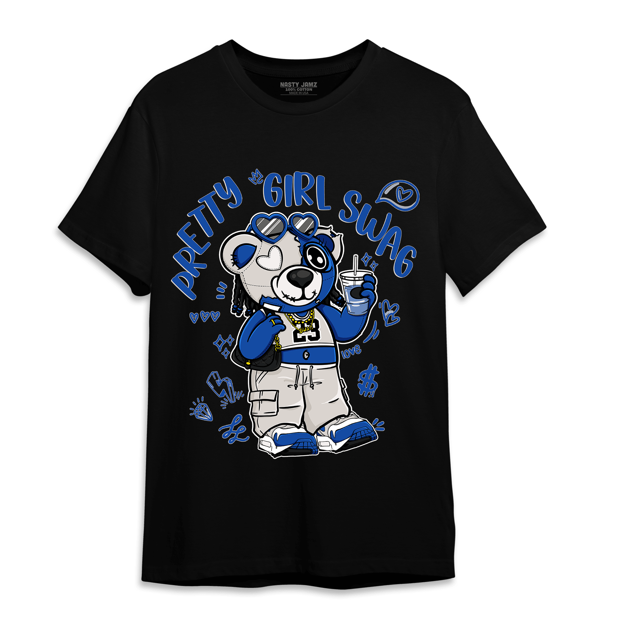 Air Max 1 86 Royal T Shirt Match Pretty Girl Swag BER - NastyJamz