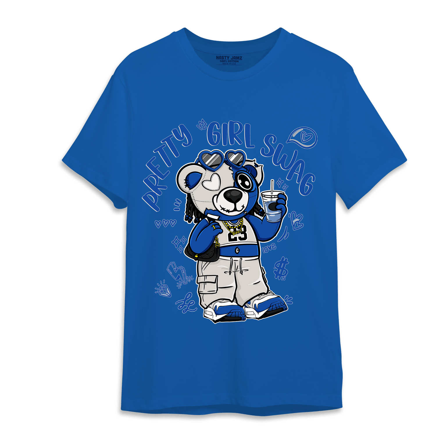 Air Max 1 86 Royal T Shirt Match Pretty Girl Swag BER - NastyJamz