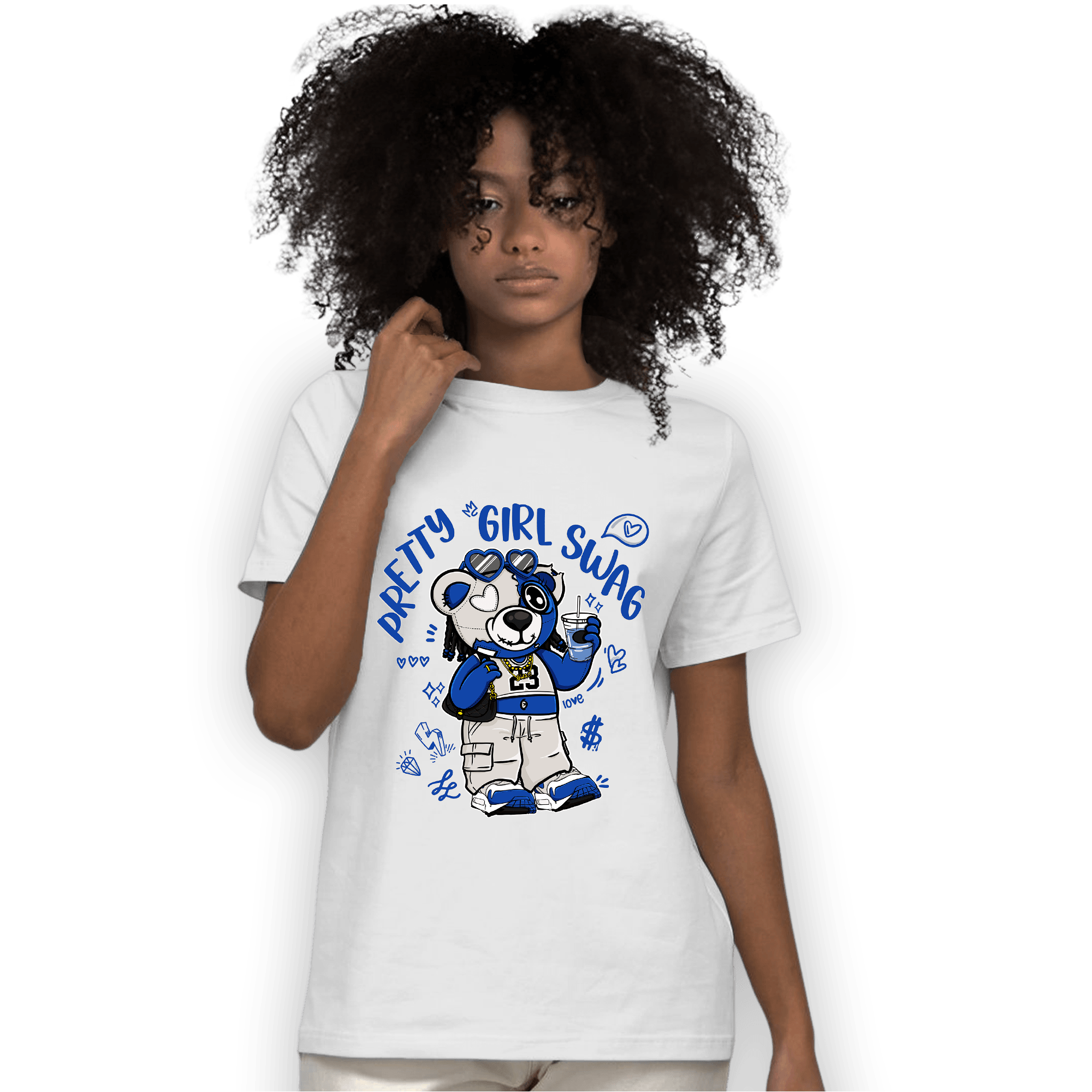Air Max 1 86 Royal T Shirt Match Pretty Girl Swag BER - NastyJamz