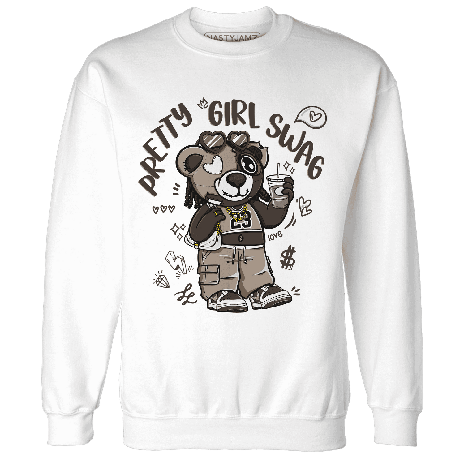 Dunk Low Baroque Brown Sweatshirt Match Pretty Girl Swag BER - NastyJamz
