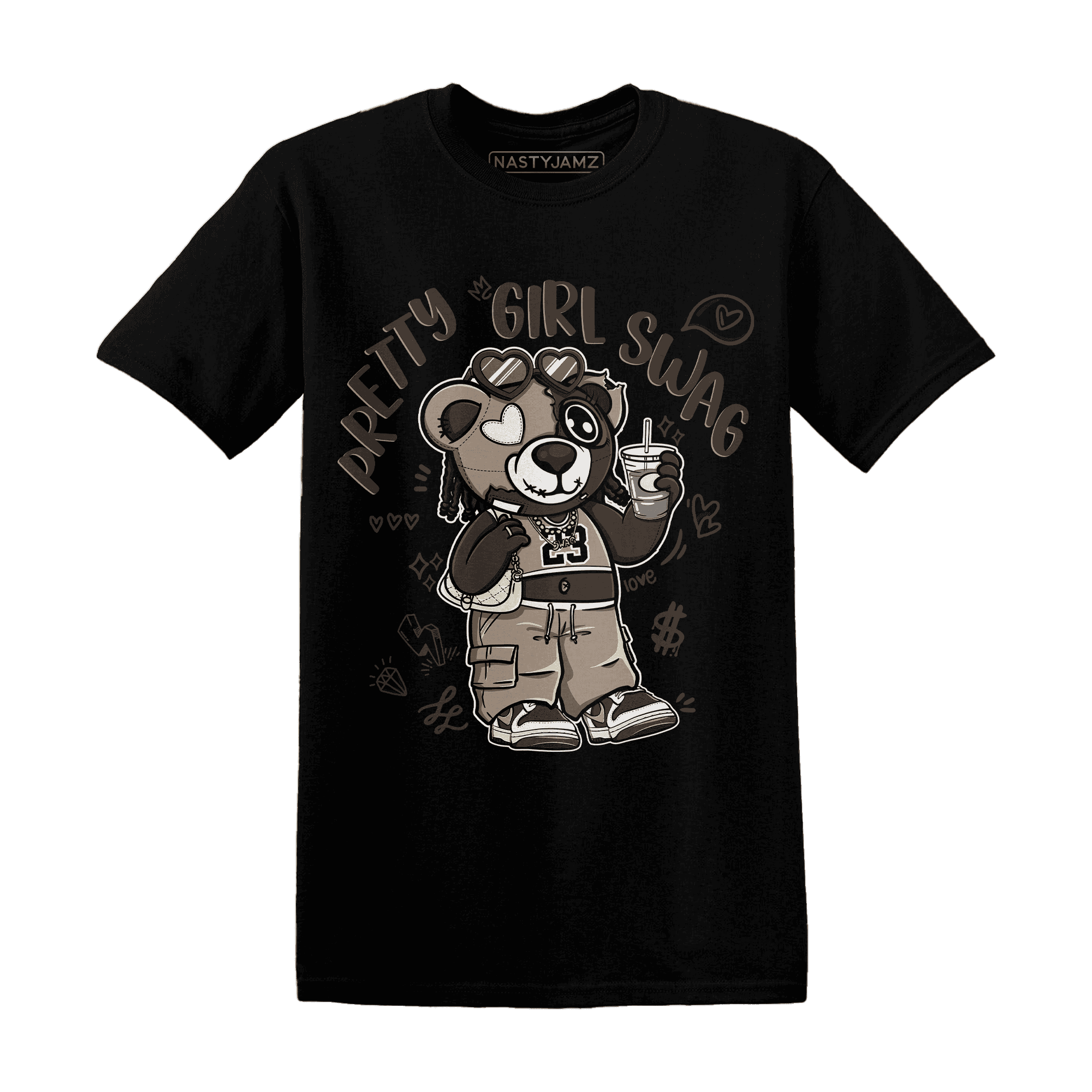 Dunk Low Baroque Brown T Shirt Match Pretty Girl Swag BER - NastyJamz