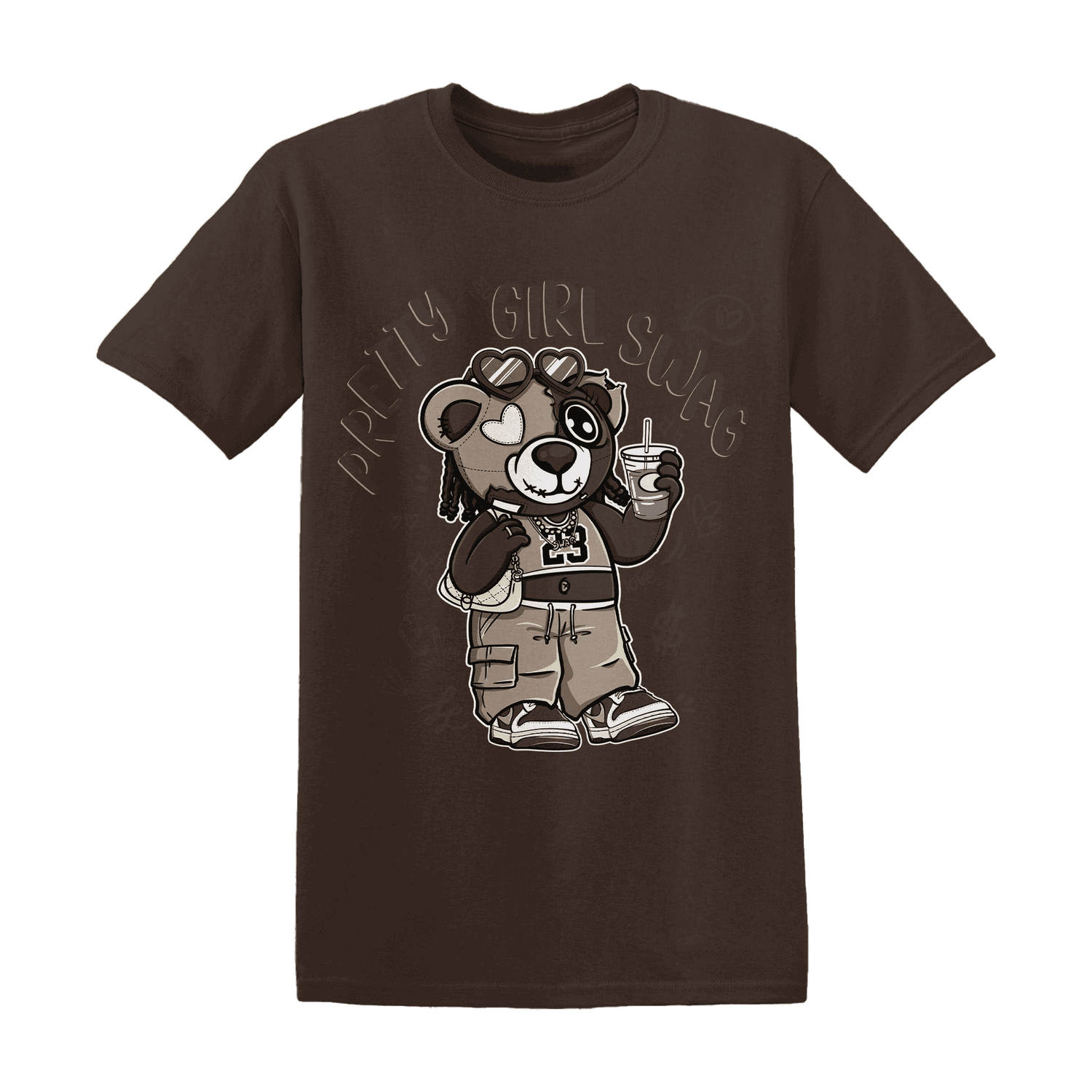 Dunk Low Baroque Brown T Shirt Match Pretty Girl Swag BER - NastyJamz