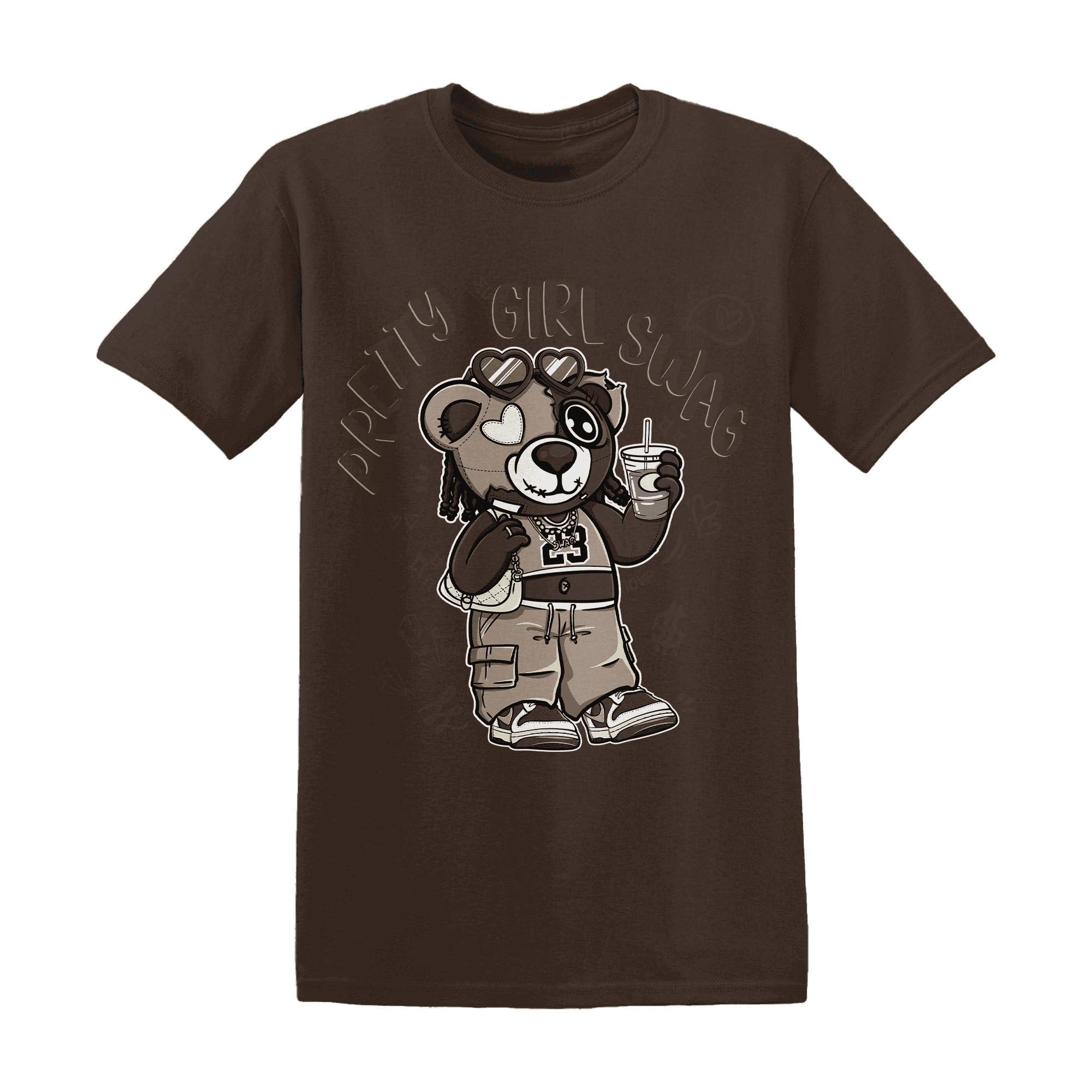 Dunk Low Baroque Brown T Shirt Match Pretty Girl Swag BER - NastyJamz