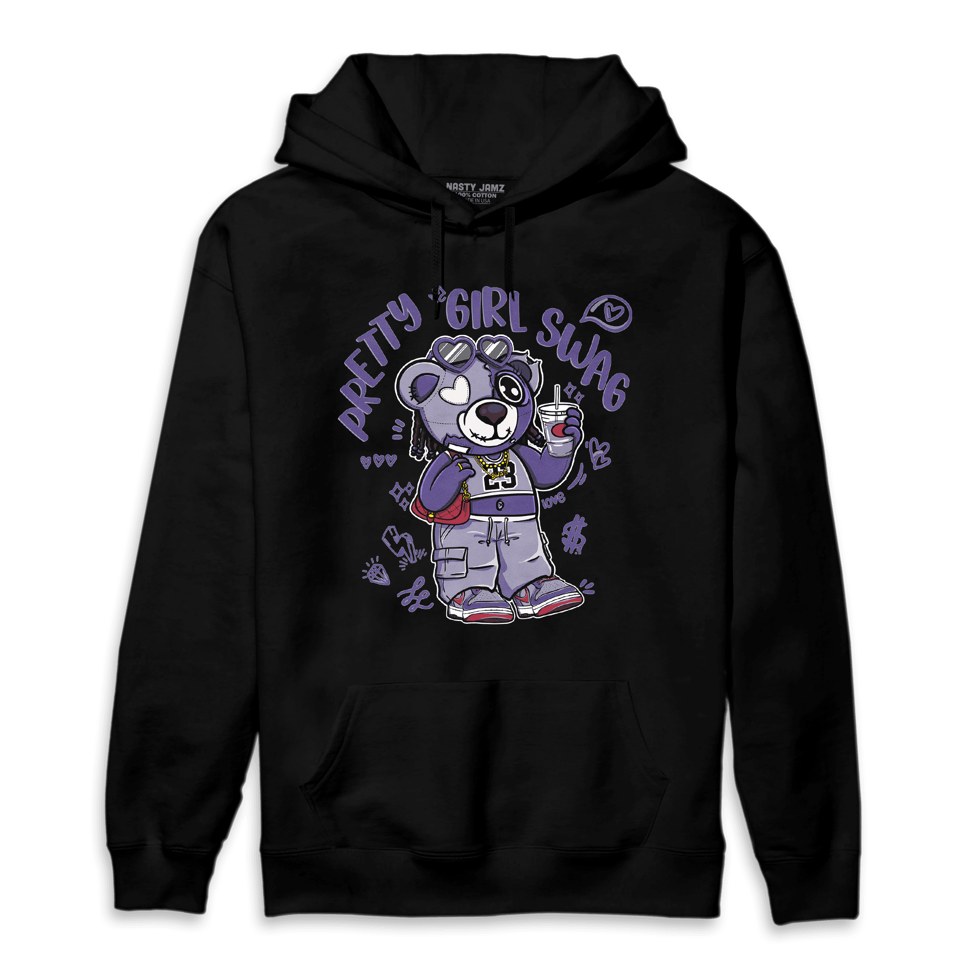 Dunk Low Plum Hoodie Match Pretty Girl Swag BER - NastyJamz