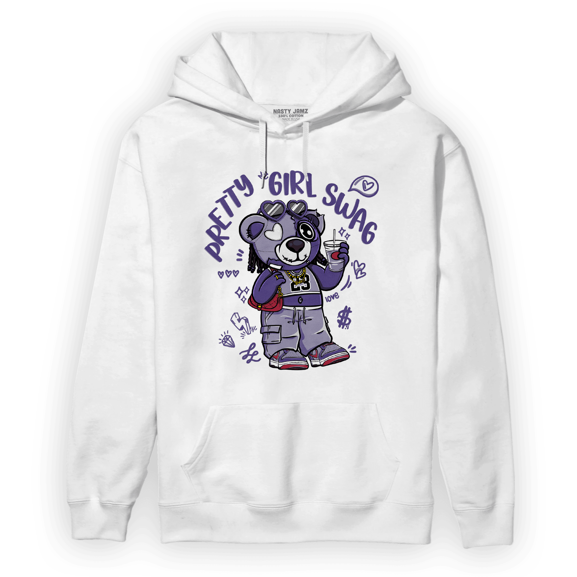 Dunk Low Plum Hoodie Match Pretty Girl Swag BER - NastyJamz