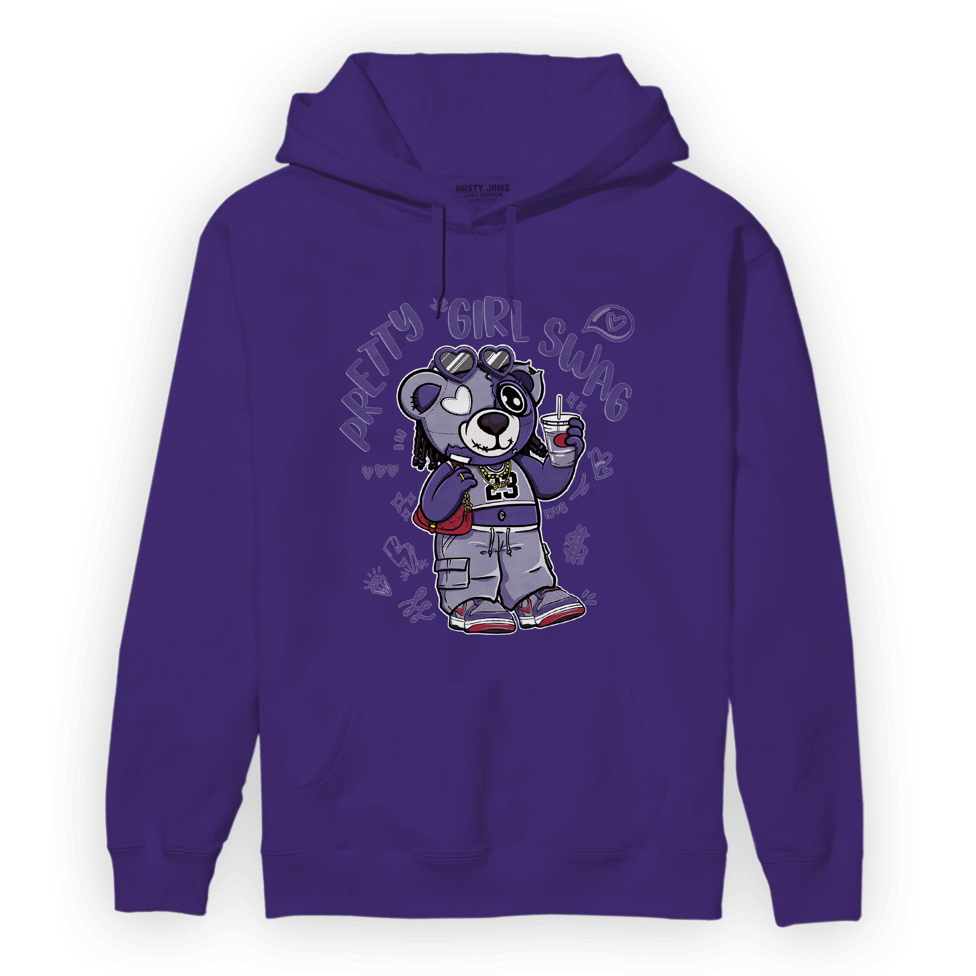 Dunk Low Plum Hoodie Match Pretty Girl Swag BER - NastyJamz