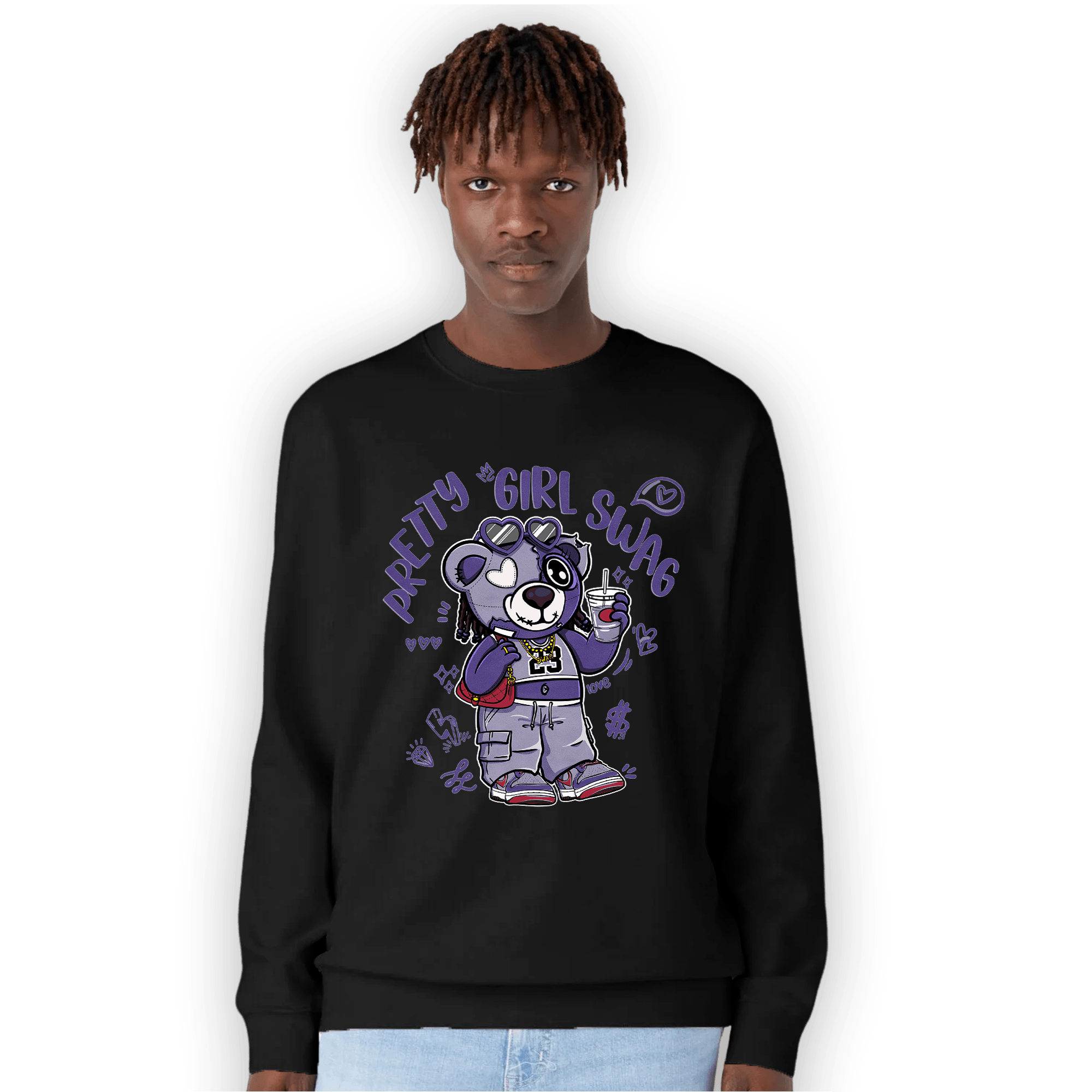 Dunk Low Plum Sweatshirt Match Pretty Girl Swag BER - NastyJamz