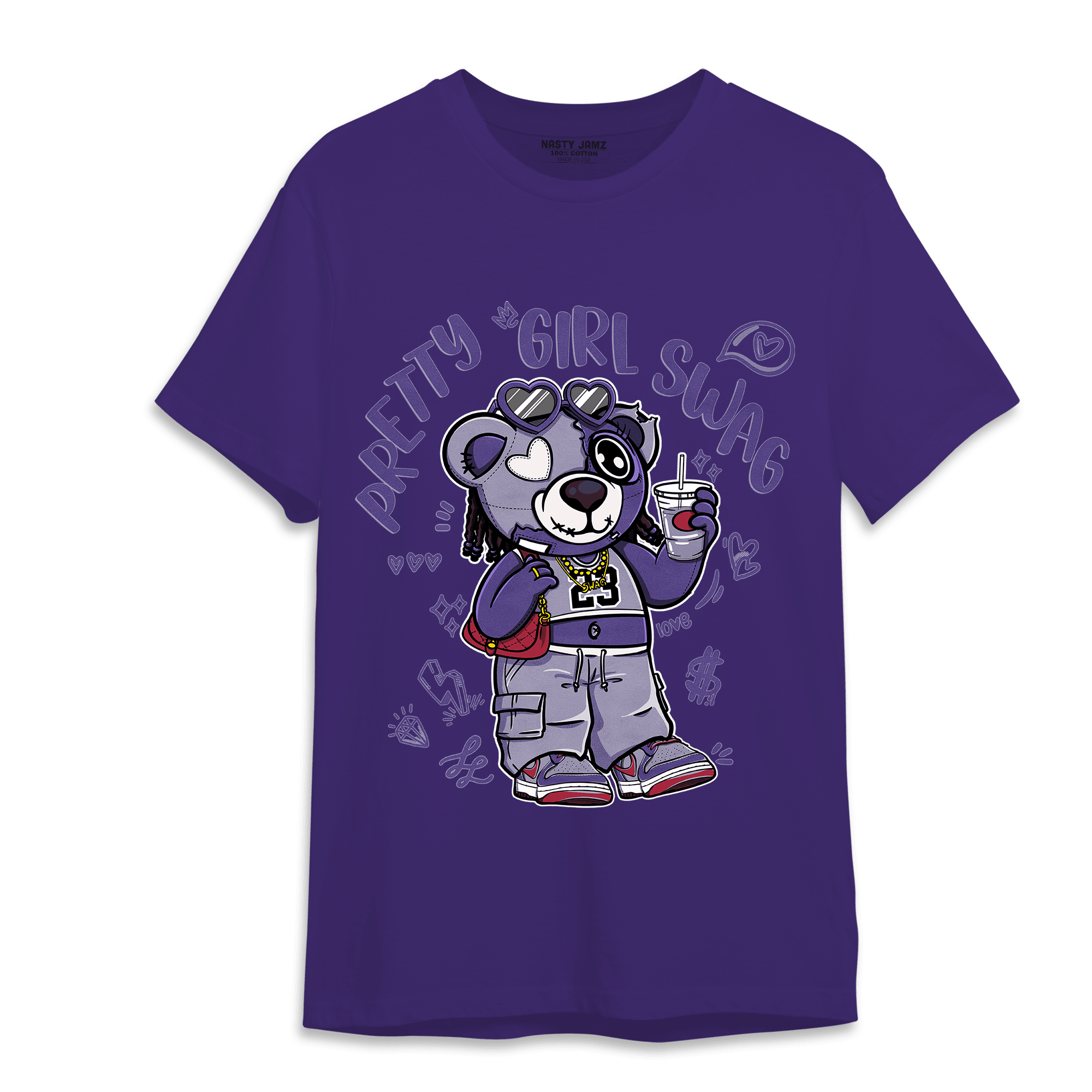Dunk Low Plum T Shirt Match Pretty Girl Swag BER - NastyJamz