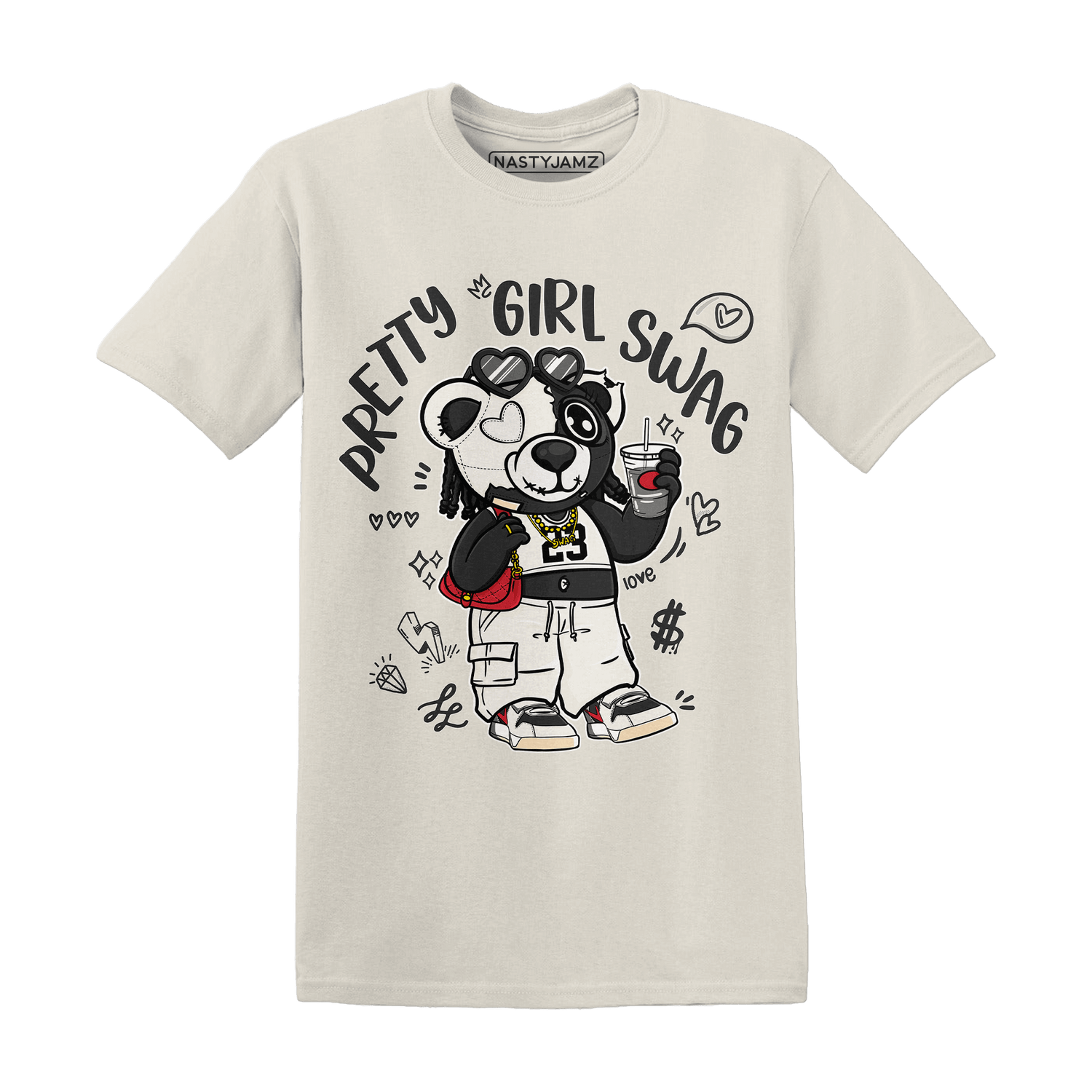 Jumman Jack University Red T Shirt Match Pretty Girl Swag BER - NastyJamz