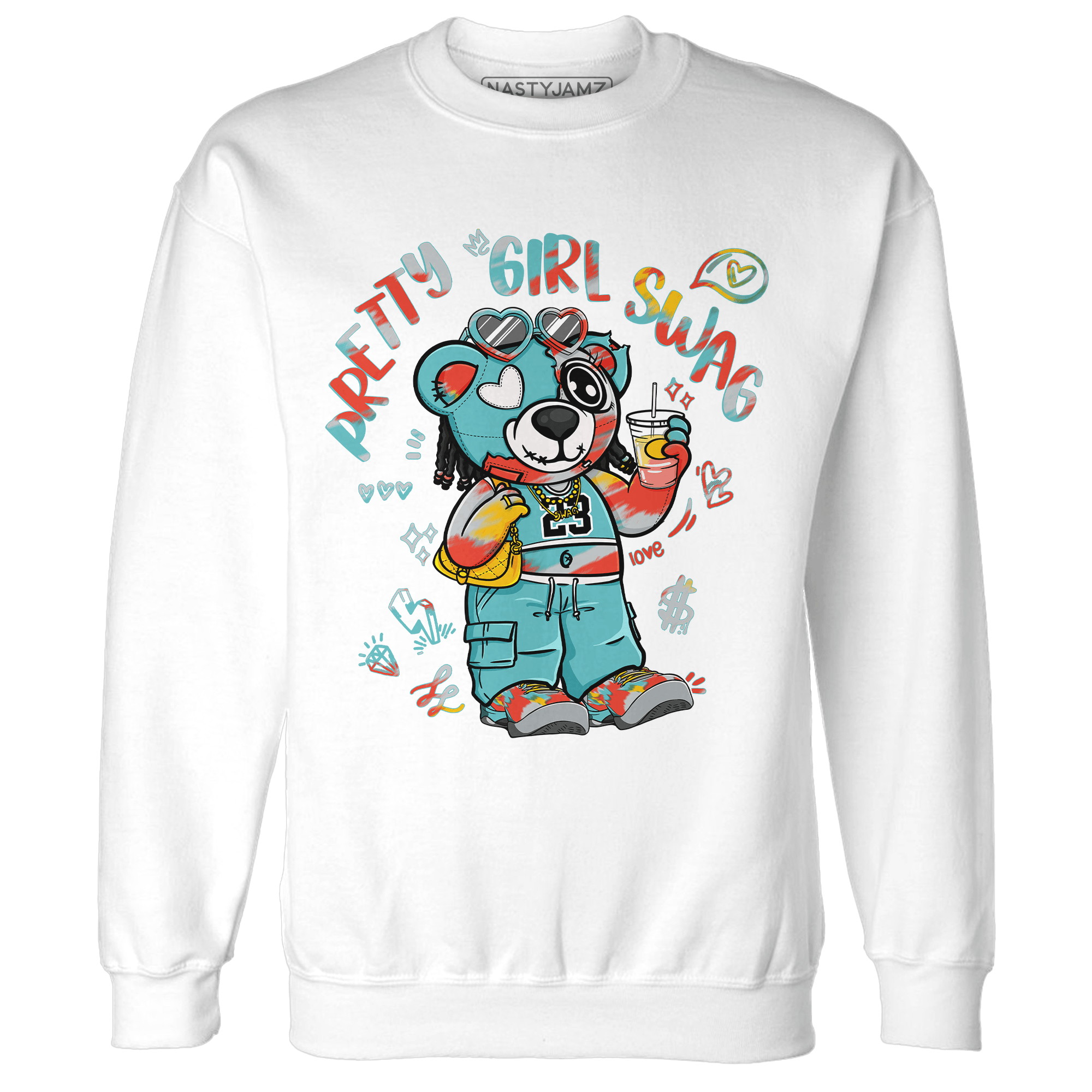 KB 8 Protro Venice Beach Sweatshirt Match Pretty Girl Swag BER - NastyJamz