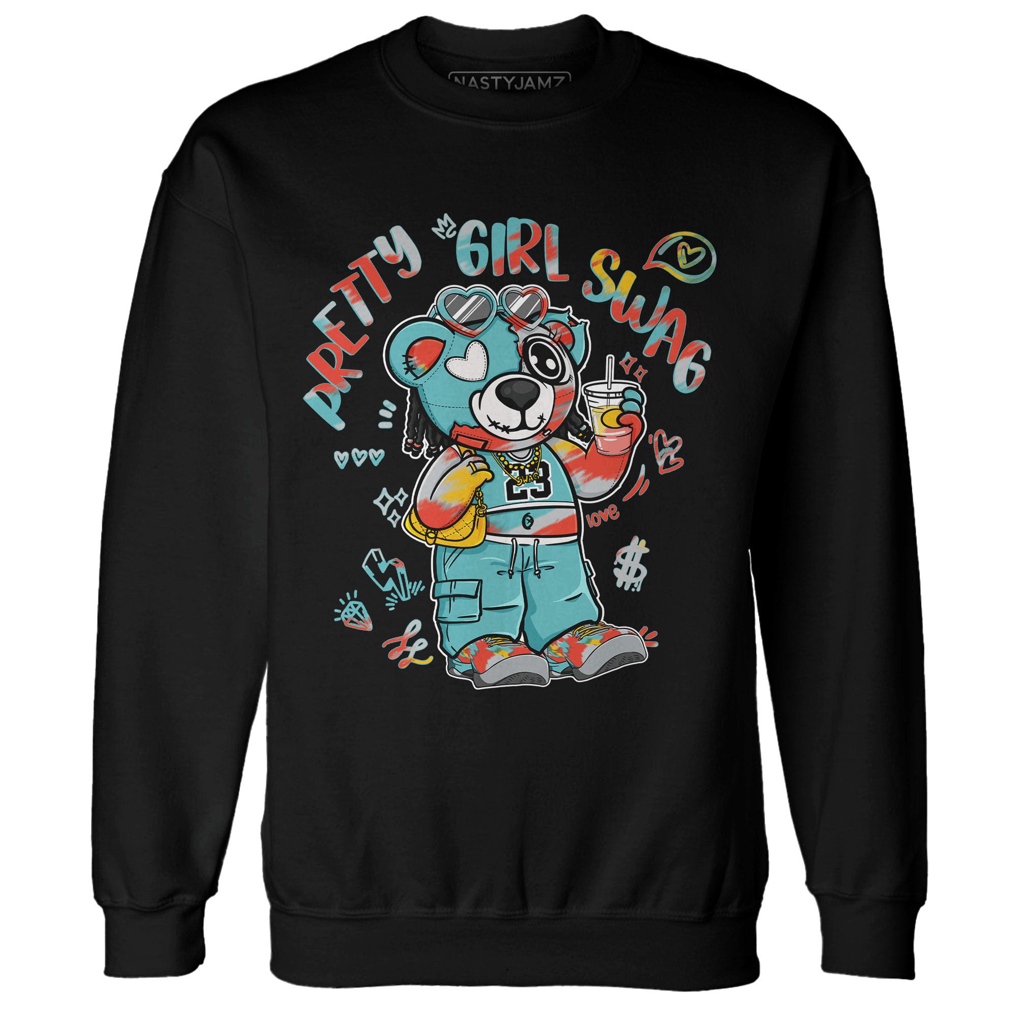 KB 8 Protro Venice Beach Sweatshirt Match Pretty Girl Swag BER - NastyJamz