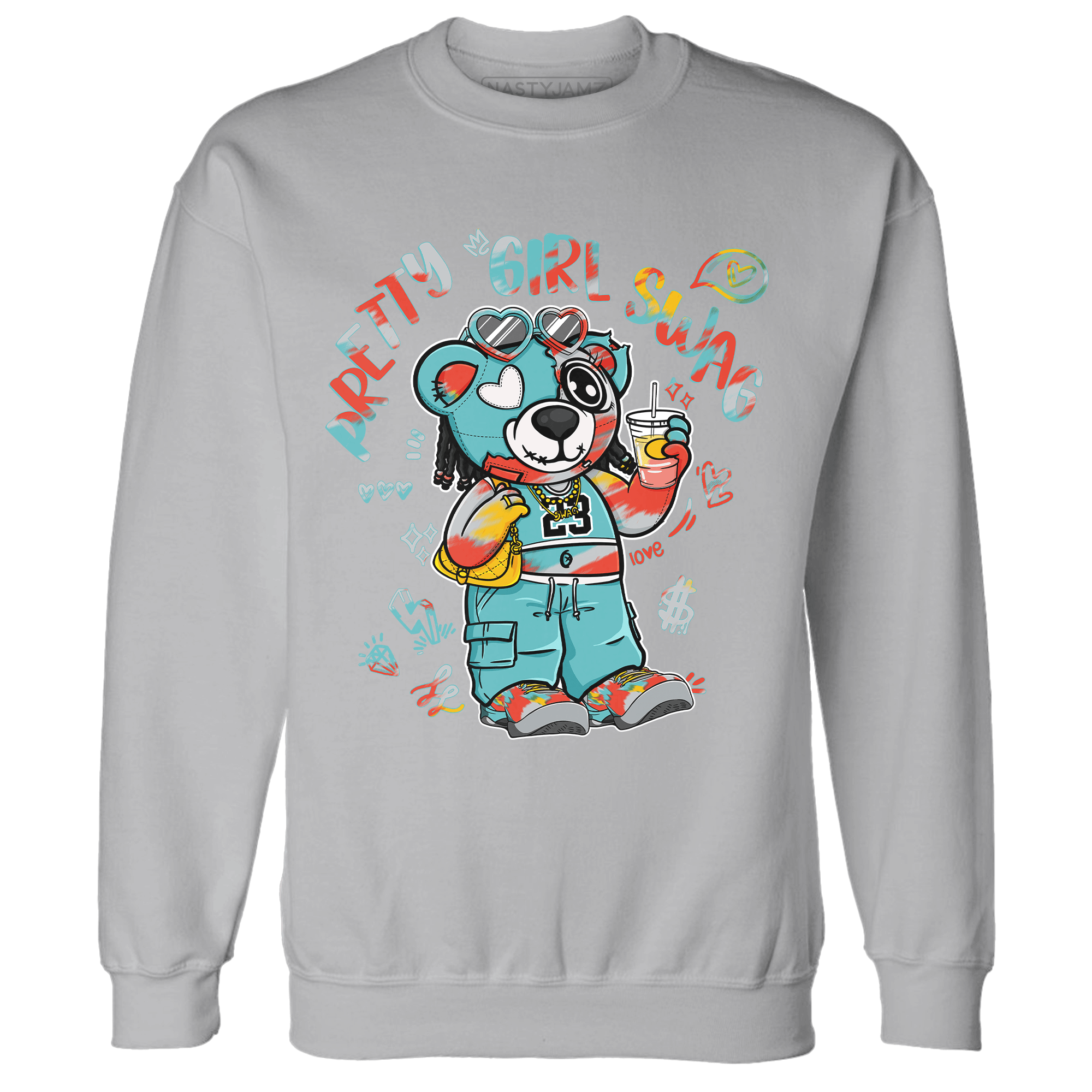 KB 8 Protro Venice Beach Sweatshirt Match Pretty Girl Swag BER - NastyJamz