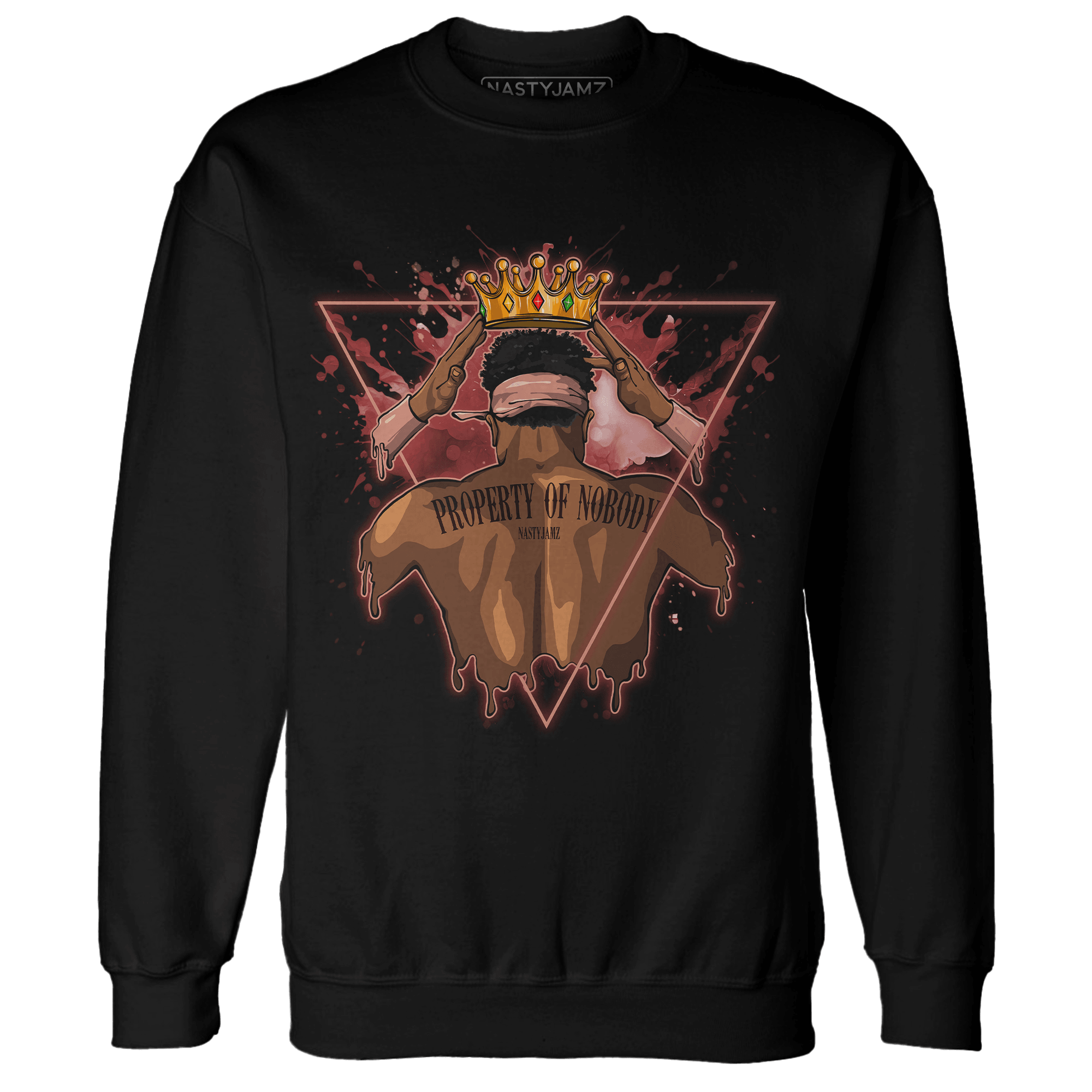 Dune Red 13s Sweatshirt Match Property Of Nobody - NastyJamz