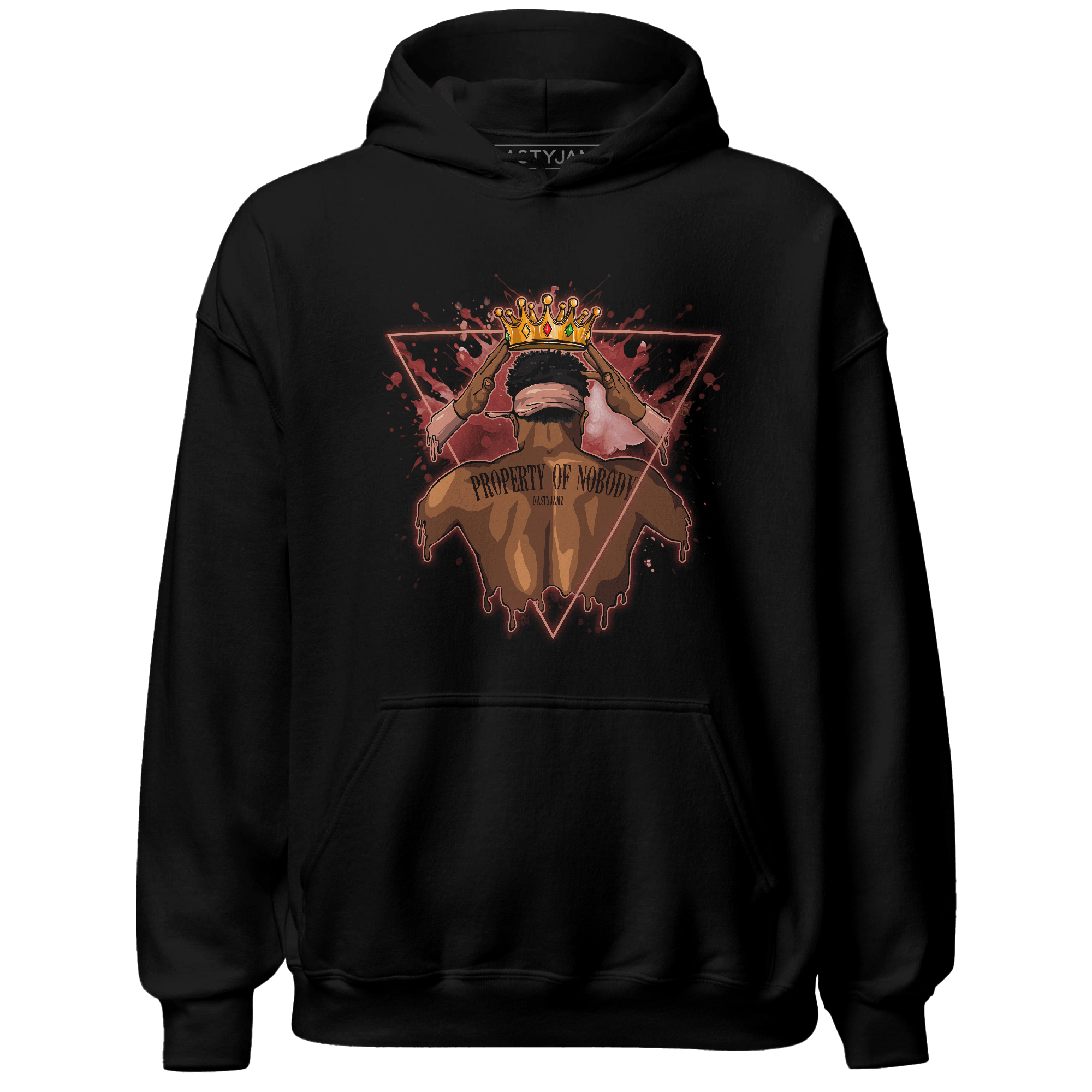 Dune Red 13s Hoodie Match Property Of Nobody - NastyJamz