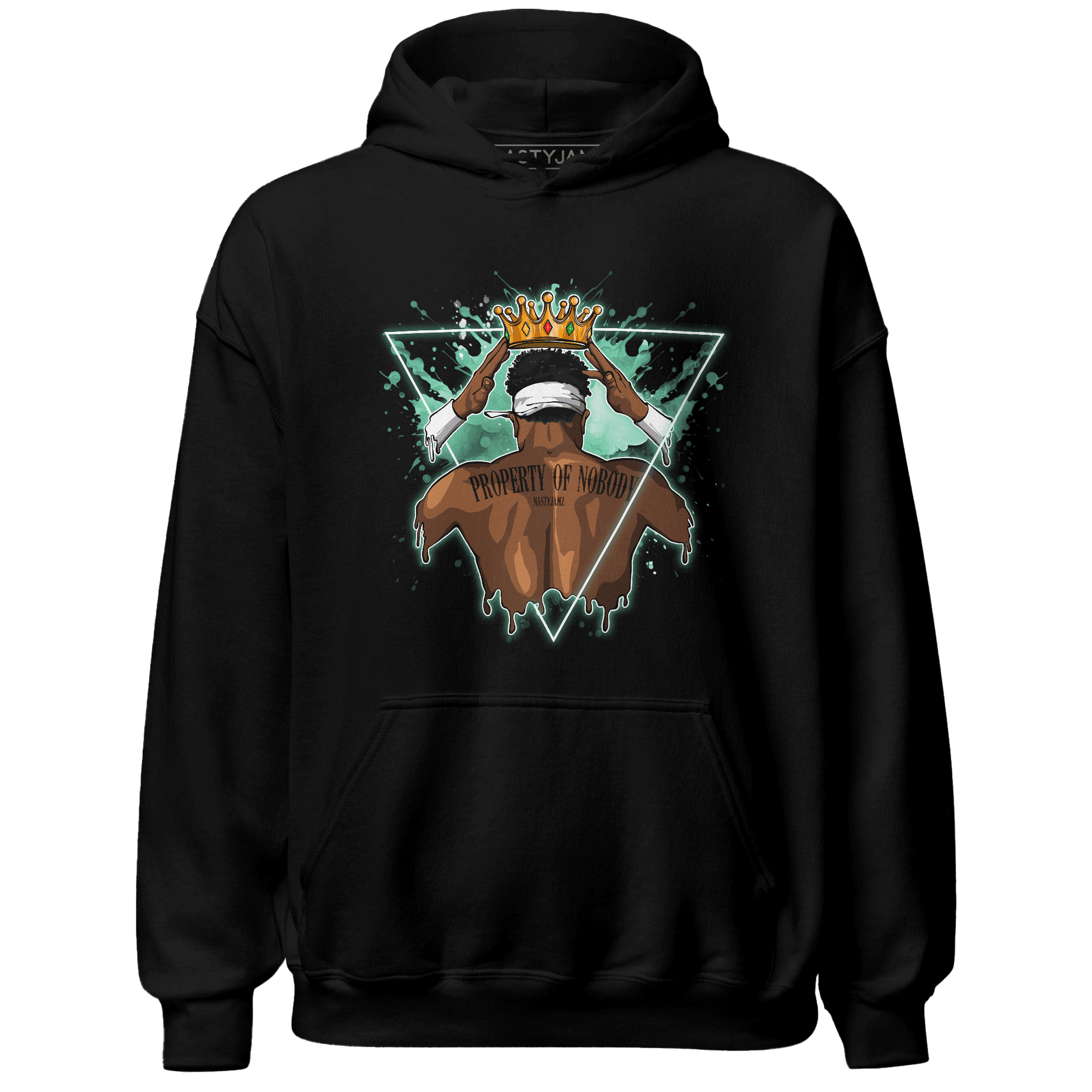 High OG Green Glow 1s Hoodie Match Property Of Nobody - NastyJamz
