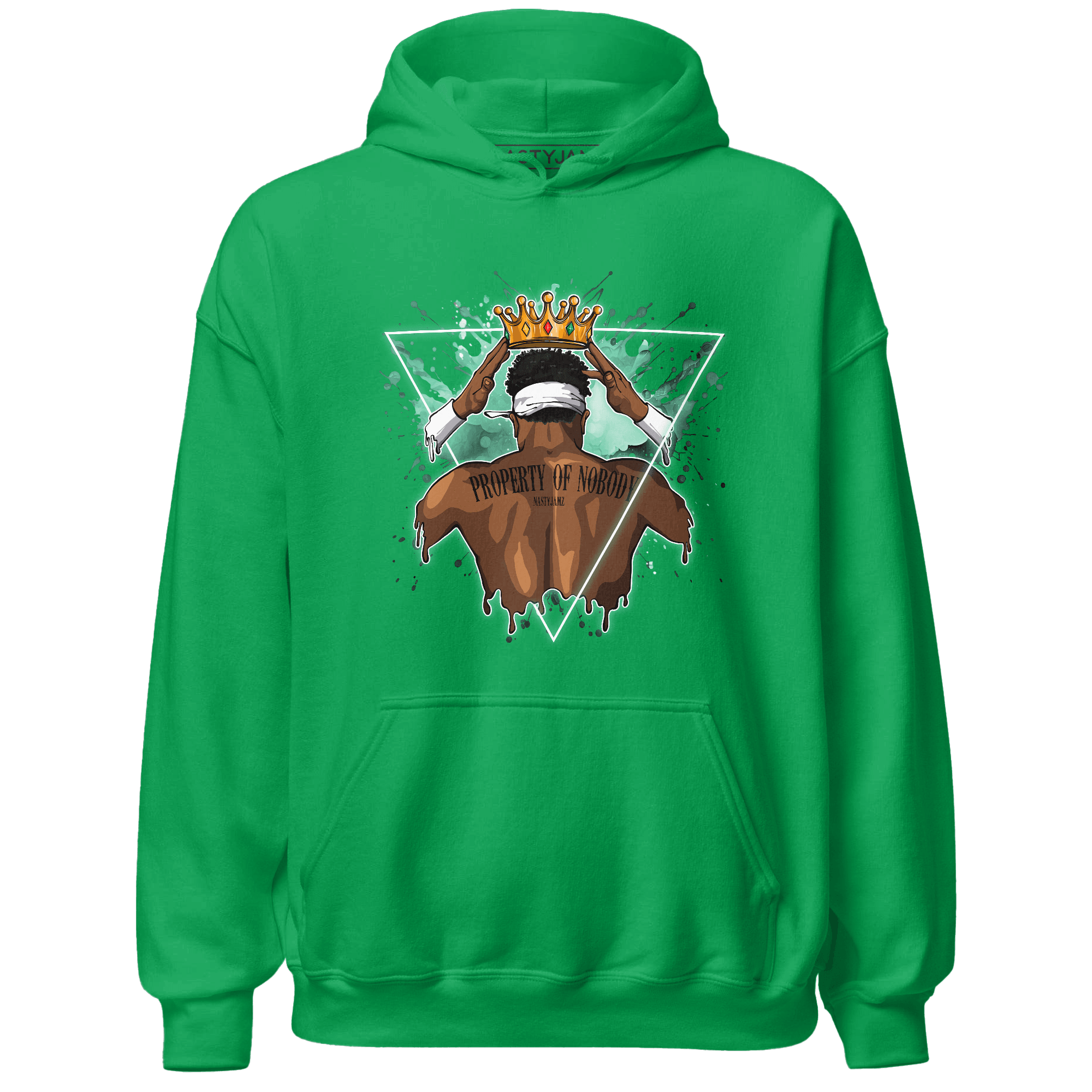 High OG Green Glow 1s Hoodie Match Property Of Nobody - NastyJamz